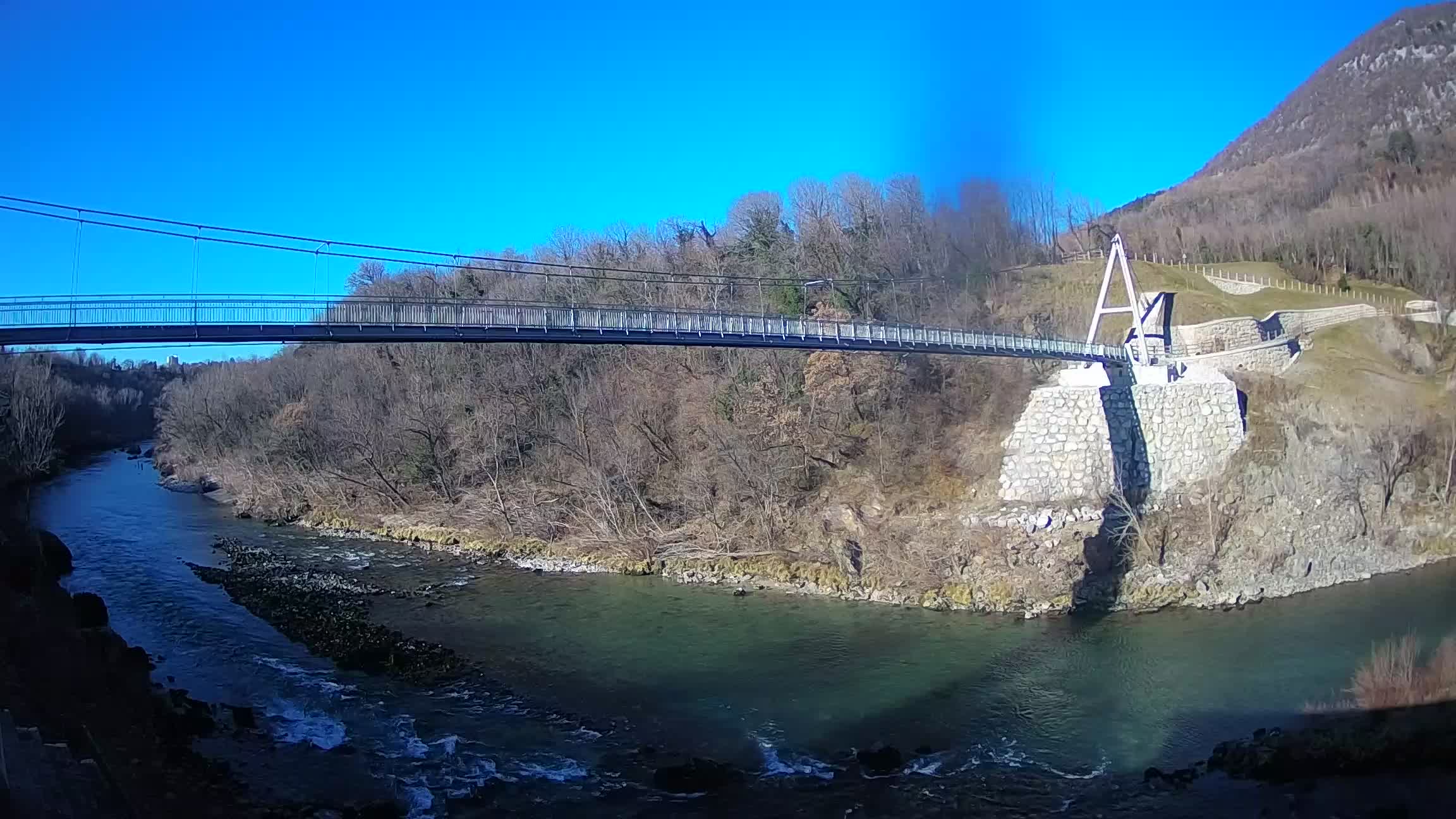 Webcam Soča River – Solkan – bicycle bridge