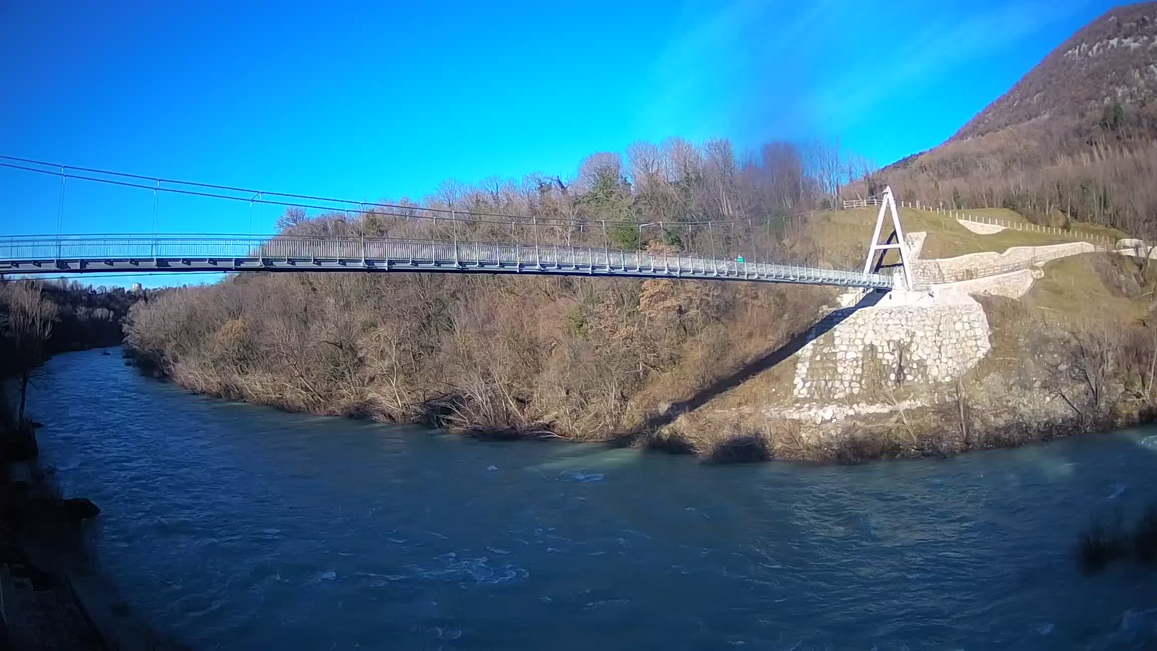 Webcam Soča River – Solkan – bicycle bridge