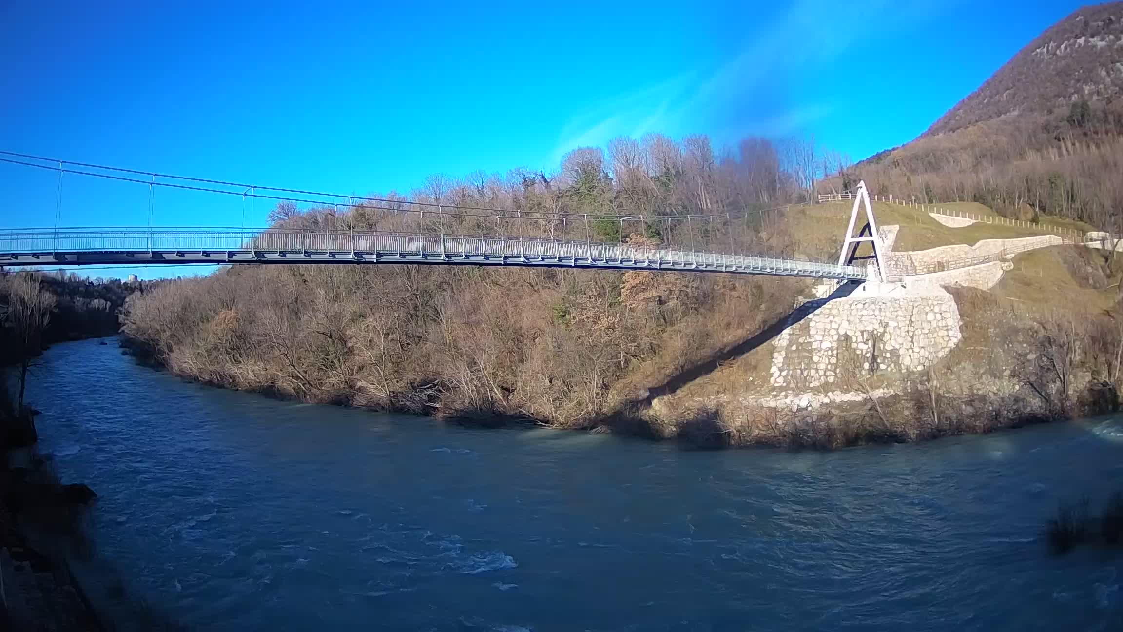 Webcam Soča River – Solkan – bicycle bridge