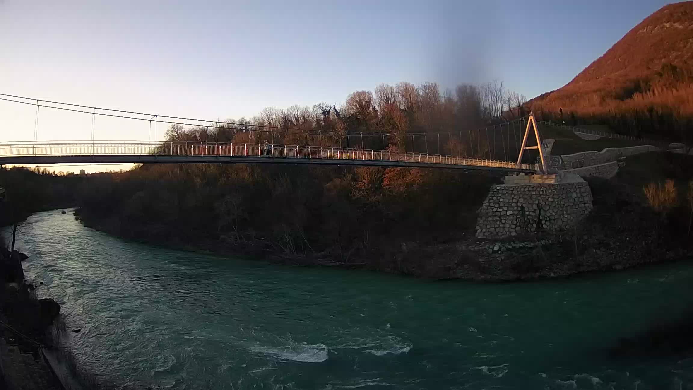 Webcam Soča River – Solkan – bicycle bridge