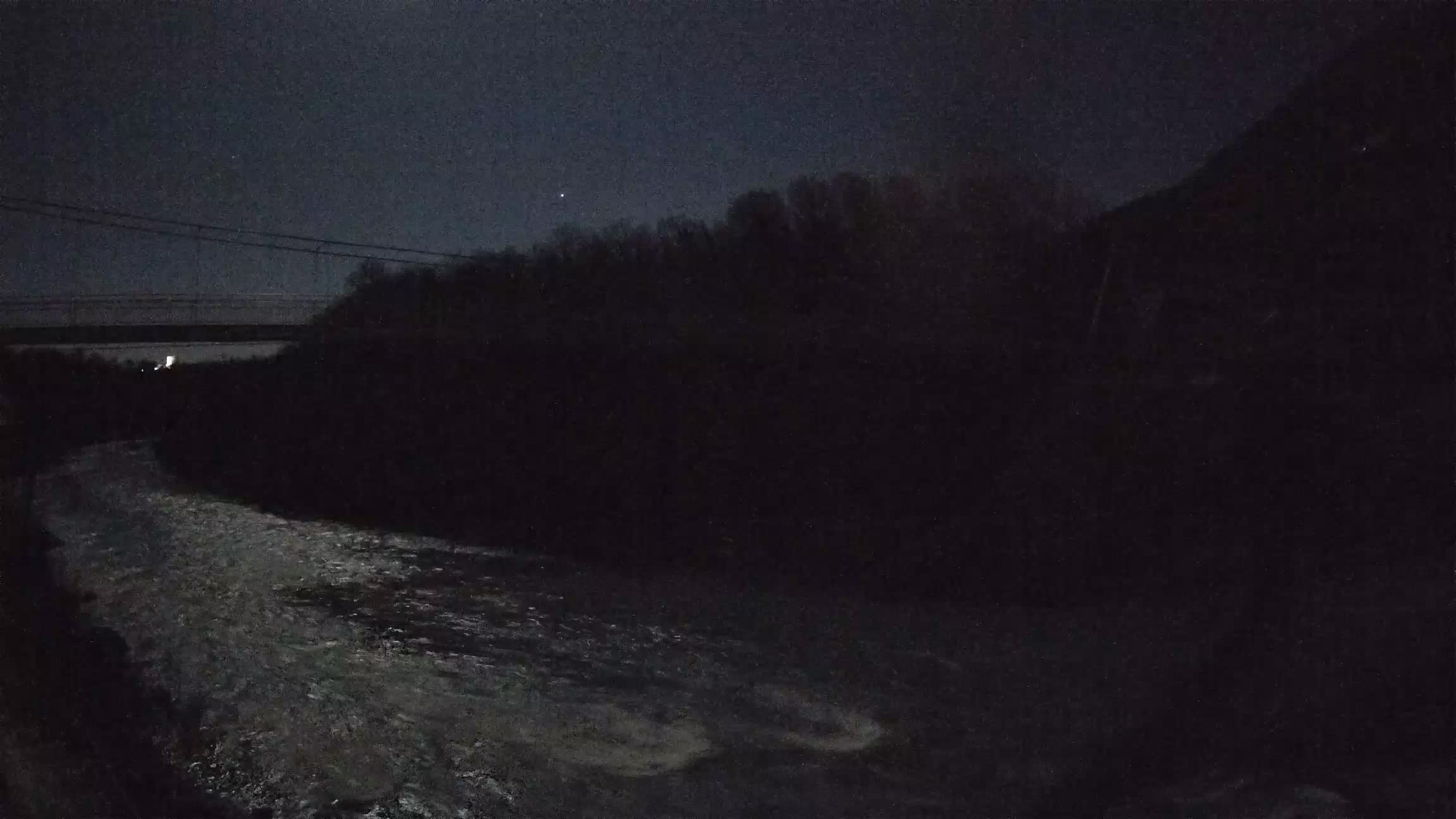 Passerelle sur la rivière Soča livecam Solkan