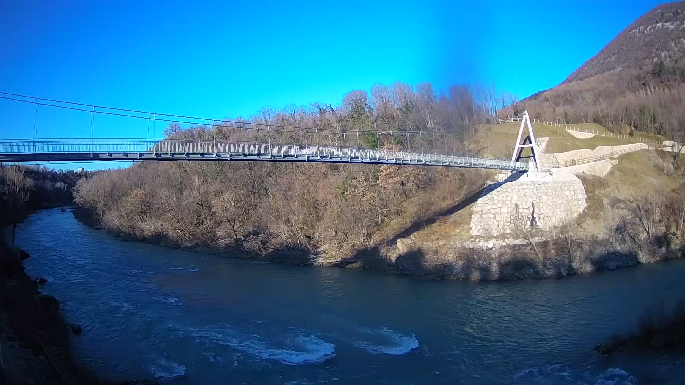 Webcam Soča River – Solkan – bicycle bridge