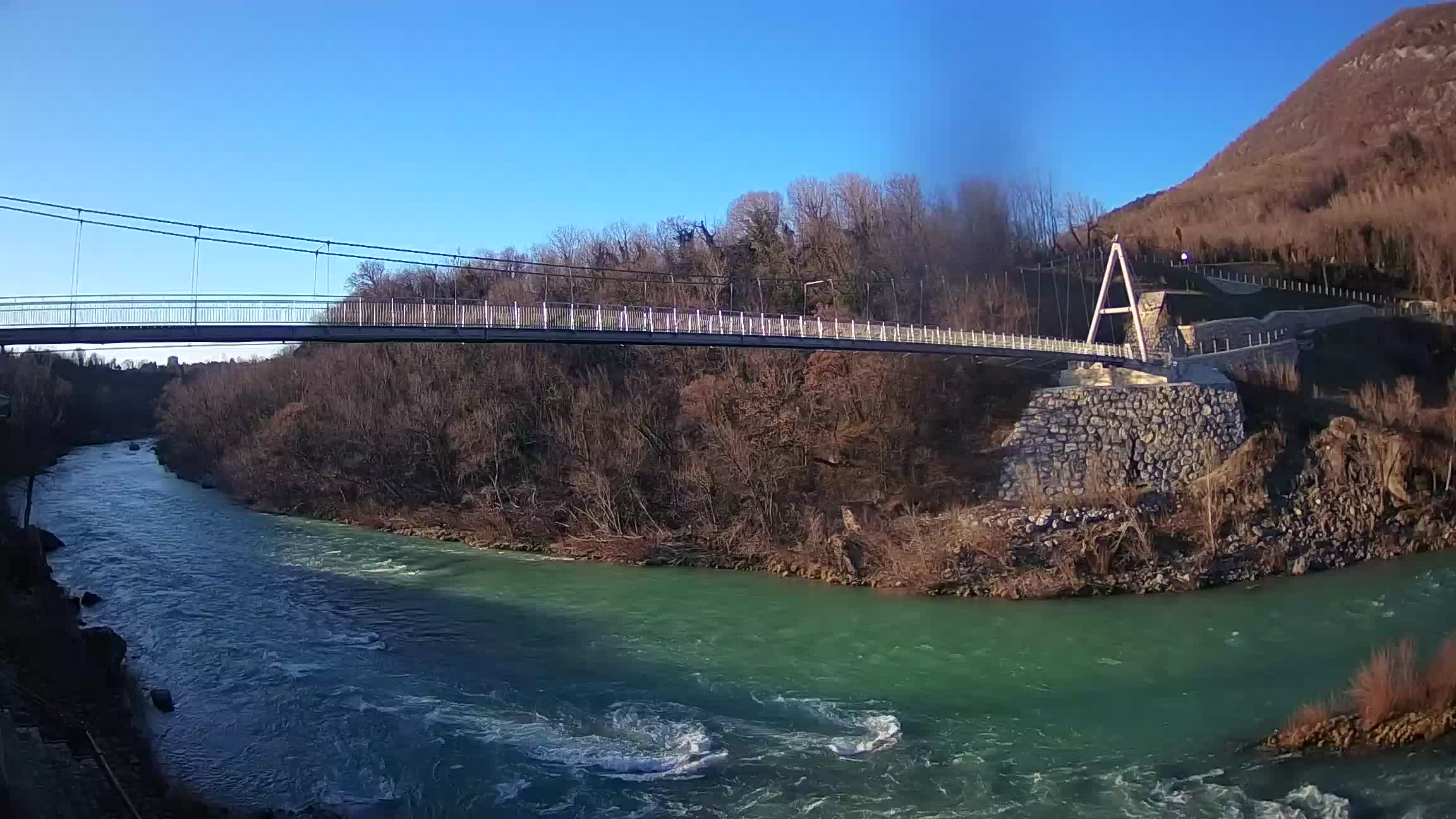 Webcam Soča River – Solkan – bicycle bridge