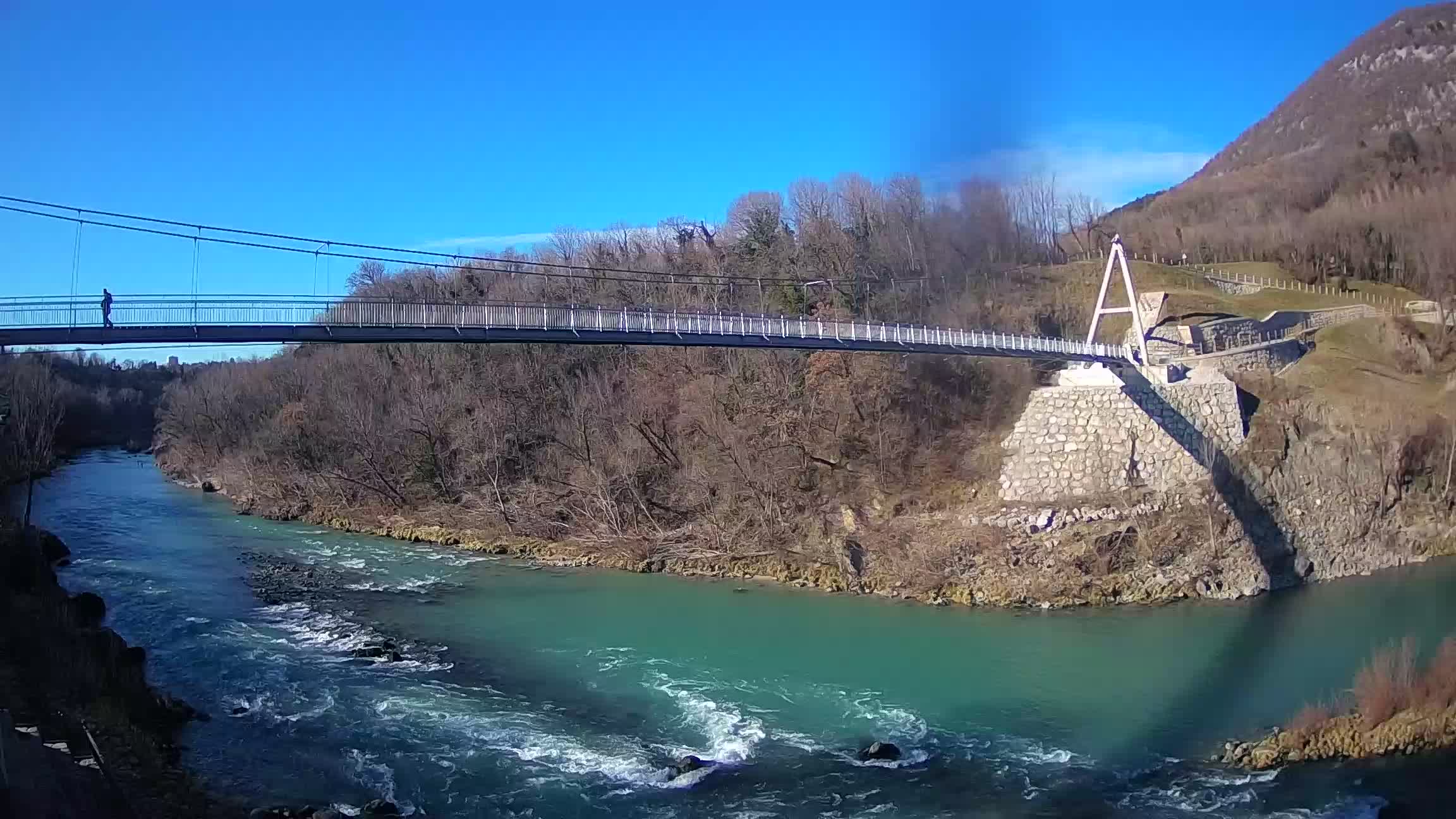 Webcam Soča River – Solkan – bicycle bridge