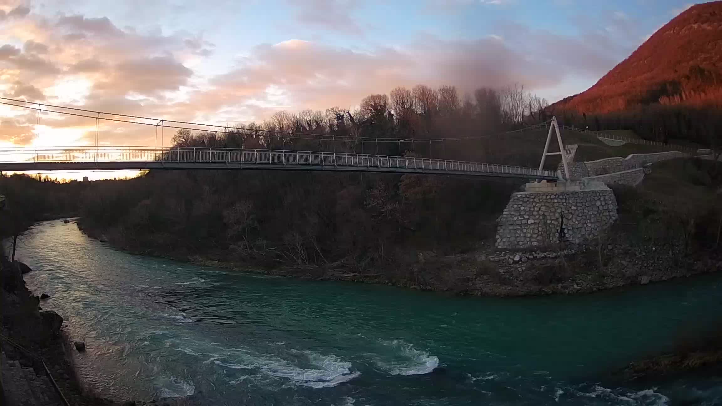 Webcam Soča River – Solkan – bicycle bridge