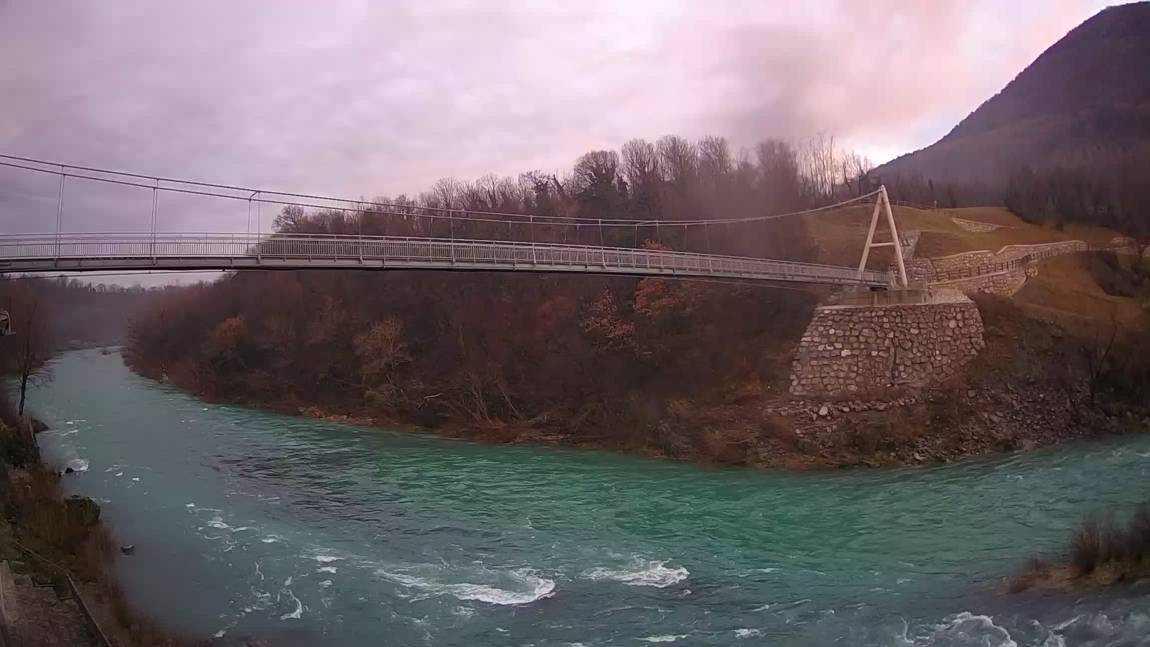 Webcam Soča River – Solkan – bicycle bridge