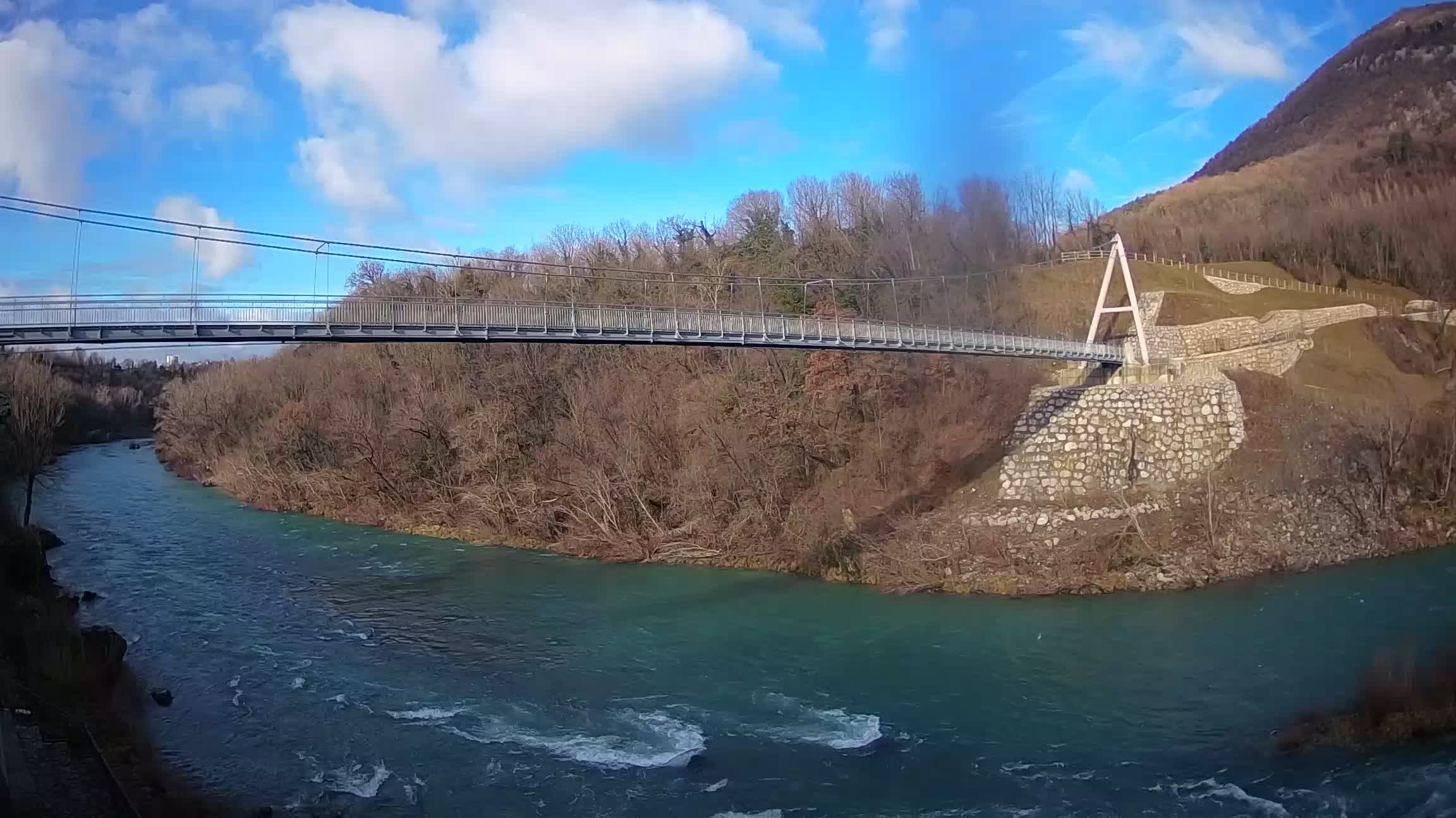 Webcam Soča River – Solkan – bicycle bridge