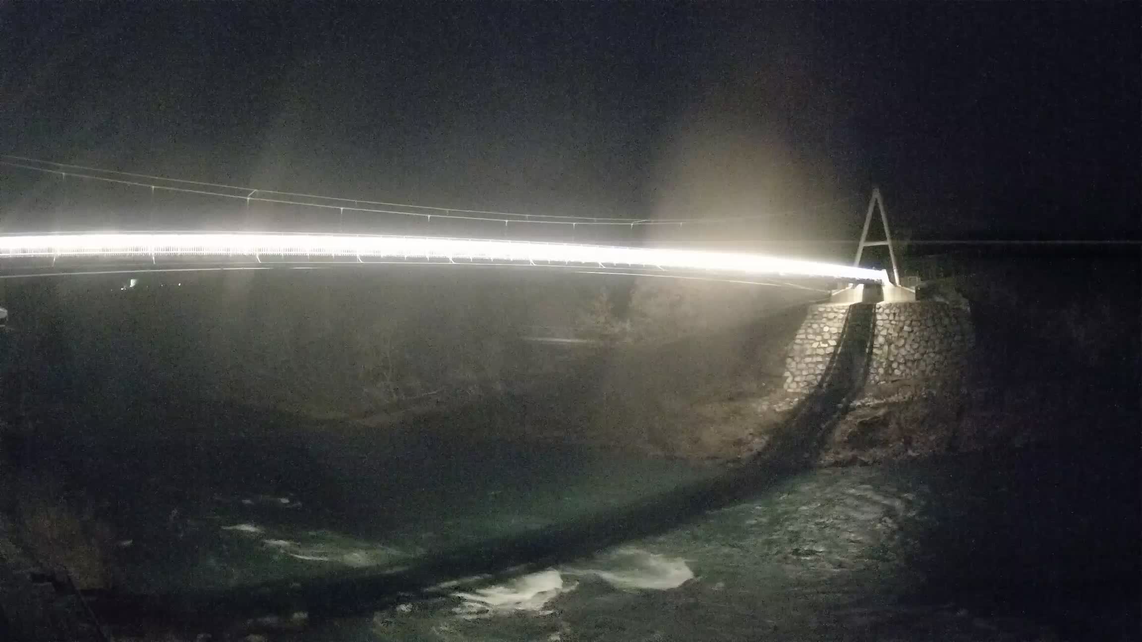 Puente peatonal Soča camera en vivo Solkan