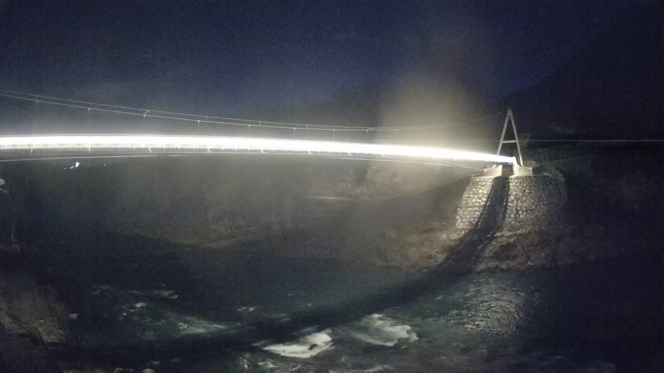 Puente peatonal Soča camera en vivo Solkan