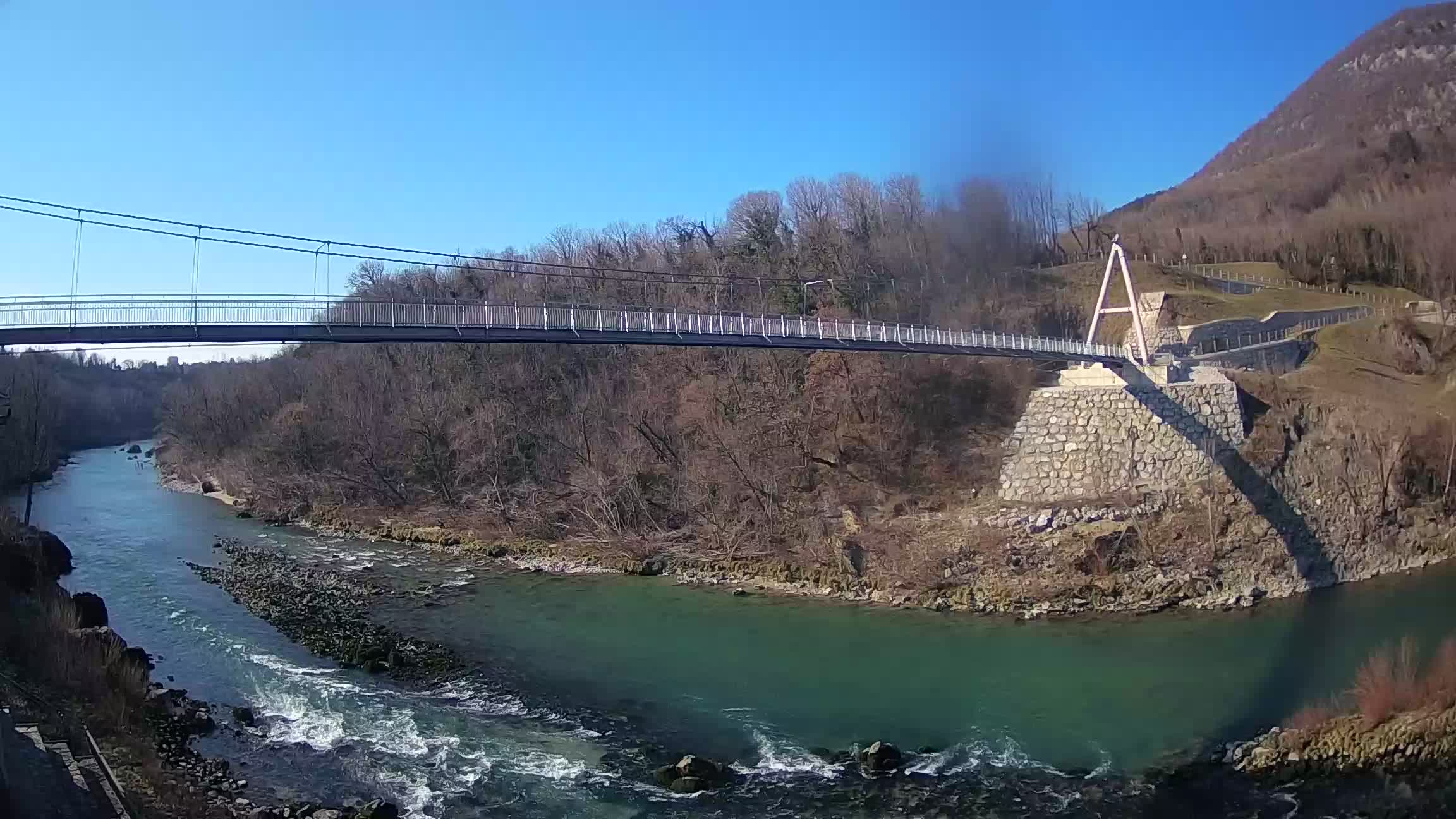 Webcam Soča River – Solkan – bicycle bridge