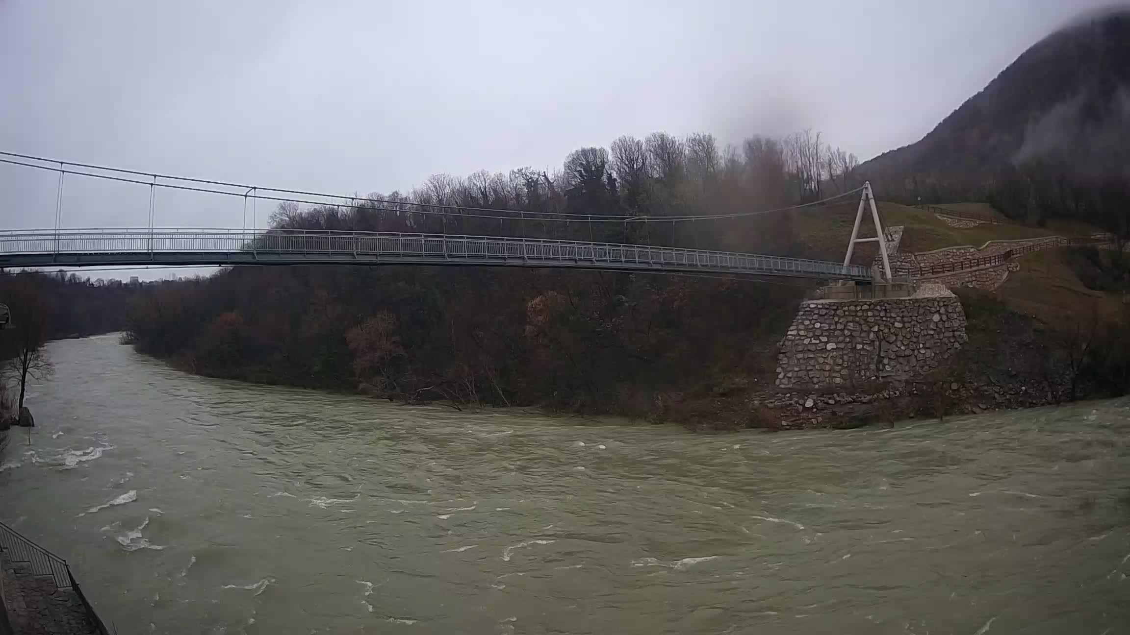 Webcam Soča River – Solkan – bicycle bridge