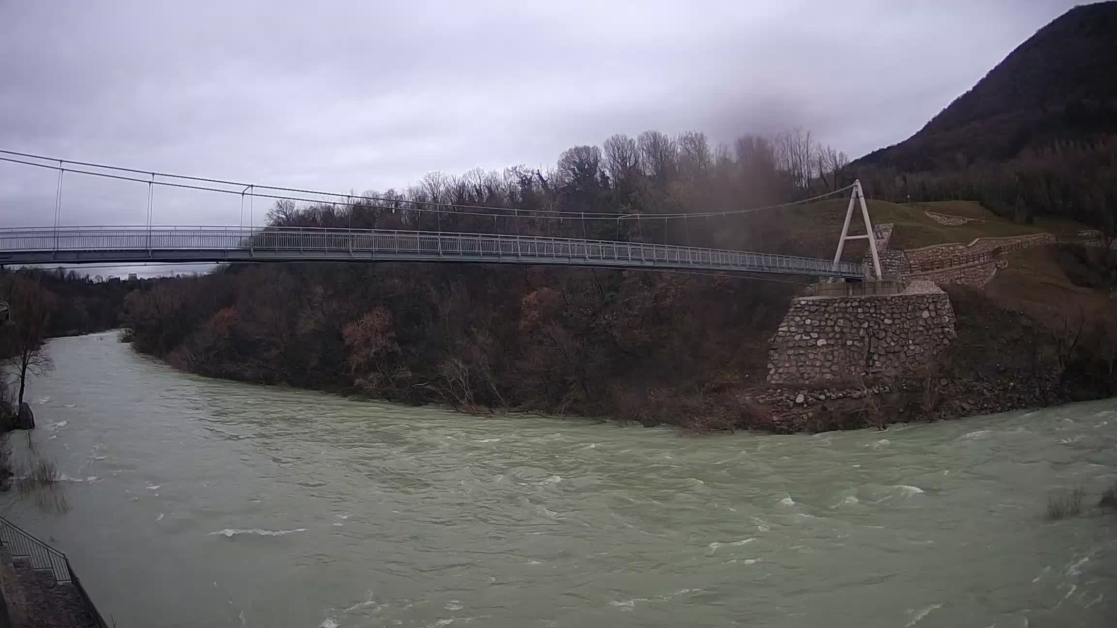 Webcam Soča River – Solkan – bicycle bridge