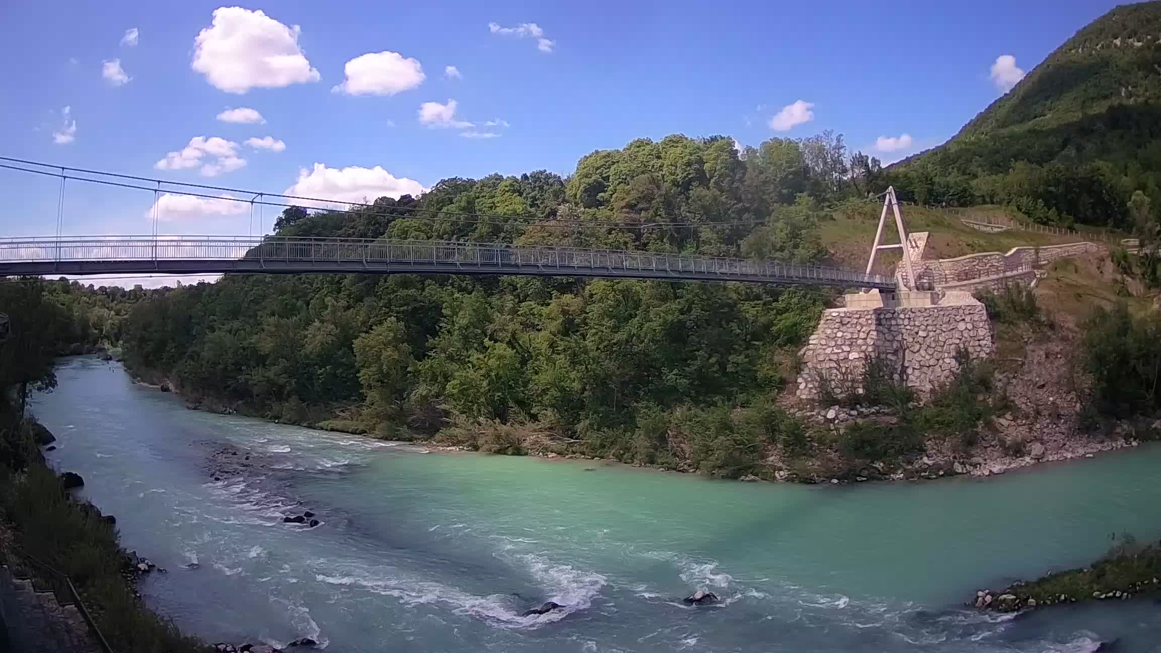 Webcam Soča River – Solkan – bicycle bridge