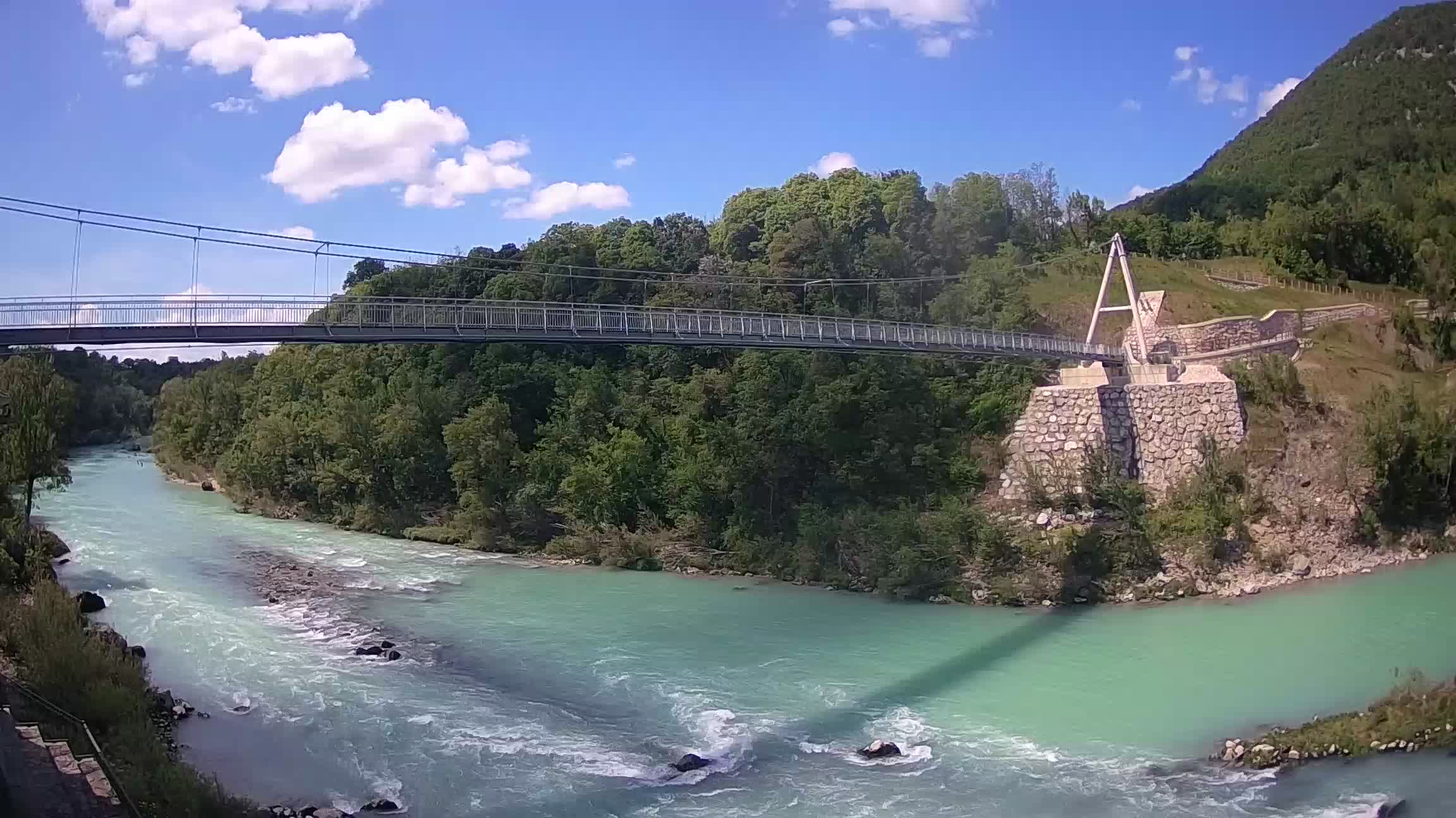 Webcam Soča River – Solkan – bicycle bridge