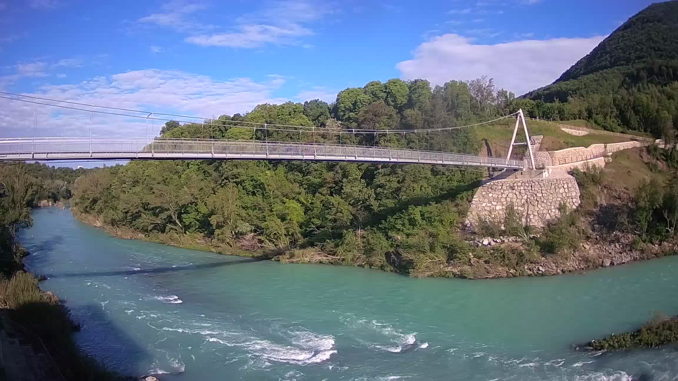 Webcam Soča River – Solkan – bicycle bridge