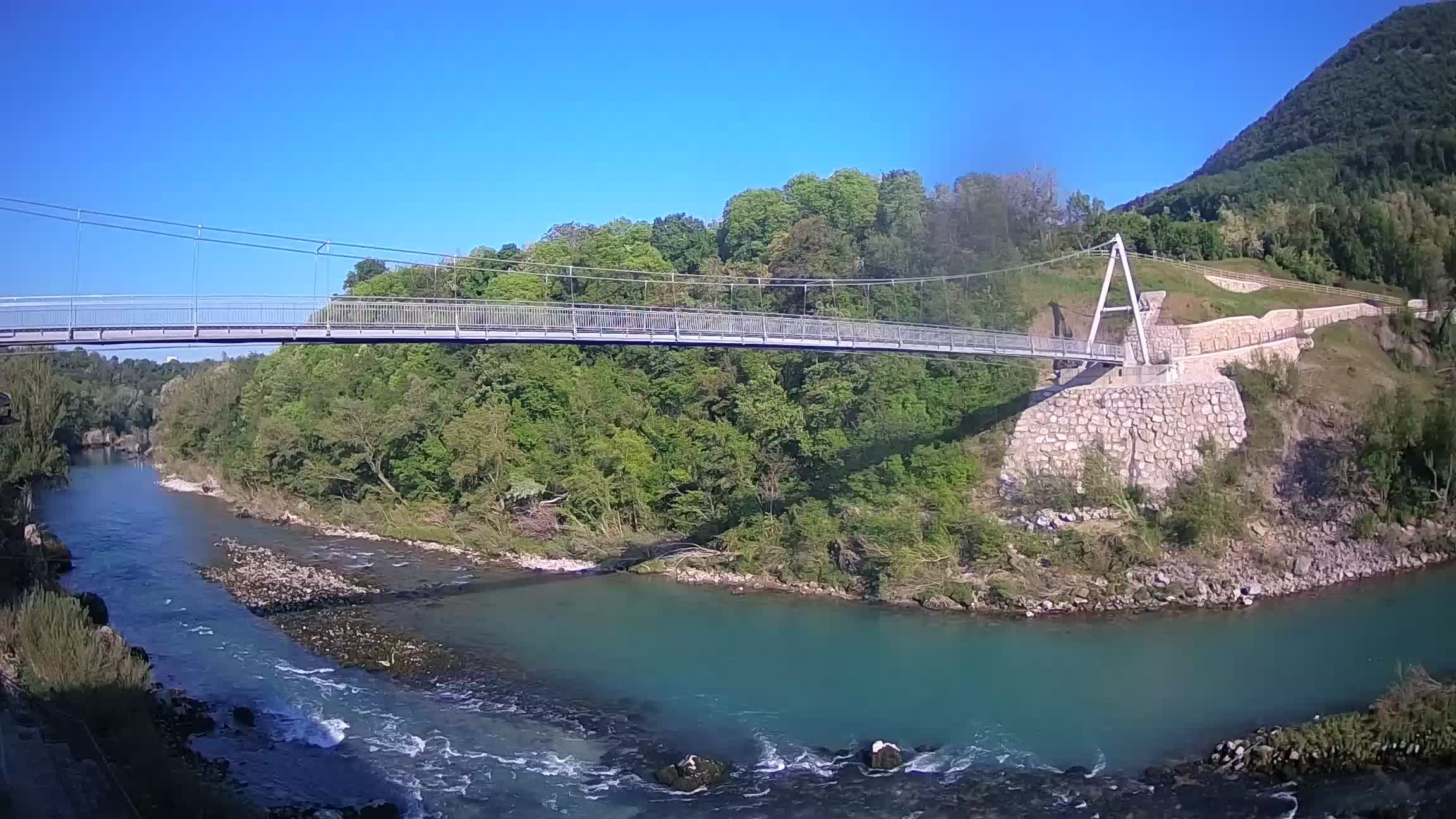 Webcam Soča River – Solkan – bicycle bridge