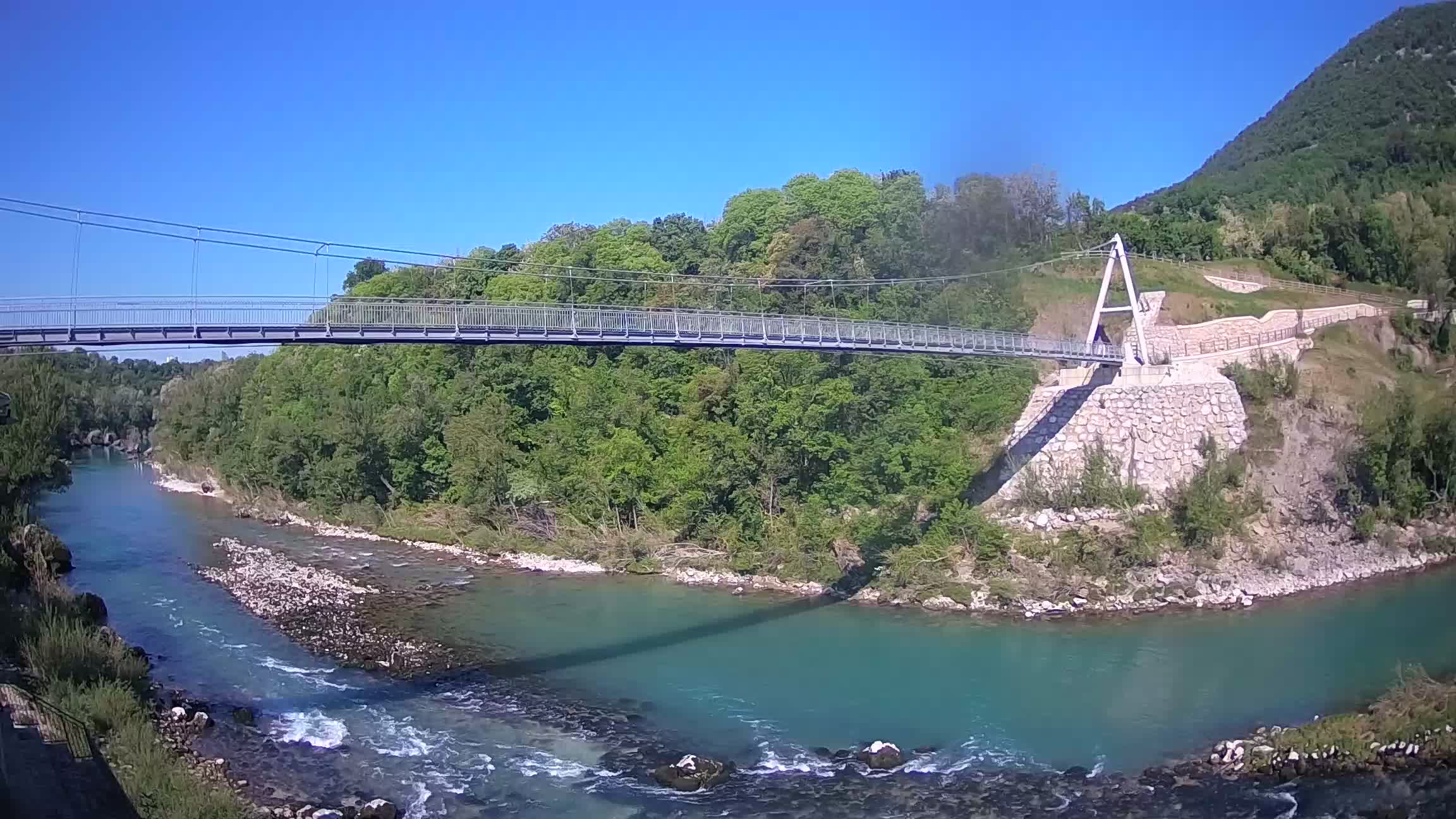 Webcam Soča River – Solkan – bicycle bridge