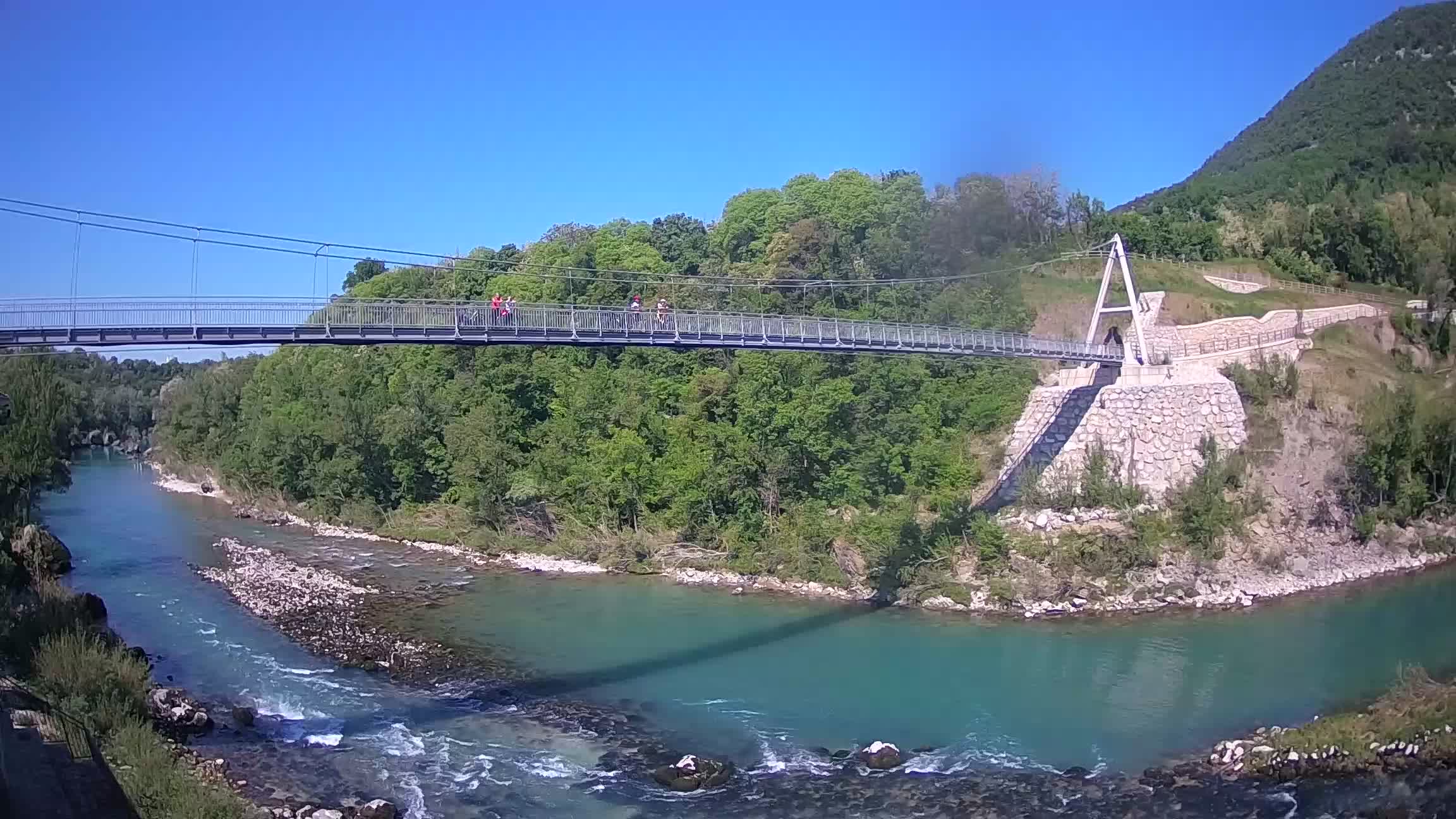 Webcam Soča River – Solkan – bicycle bridge