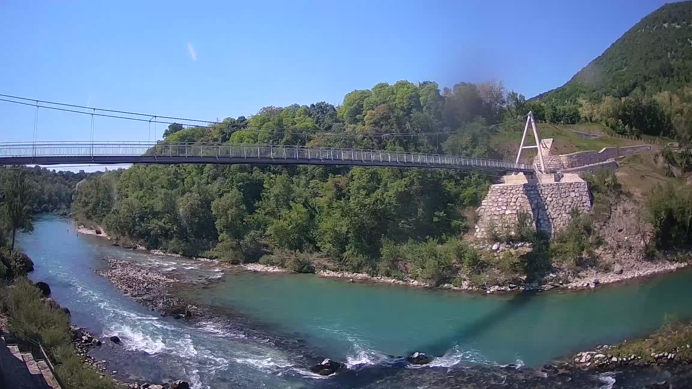 Webcam Soča River – Solkan – bicycle bridge