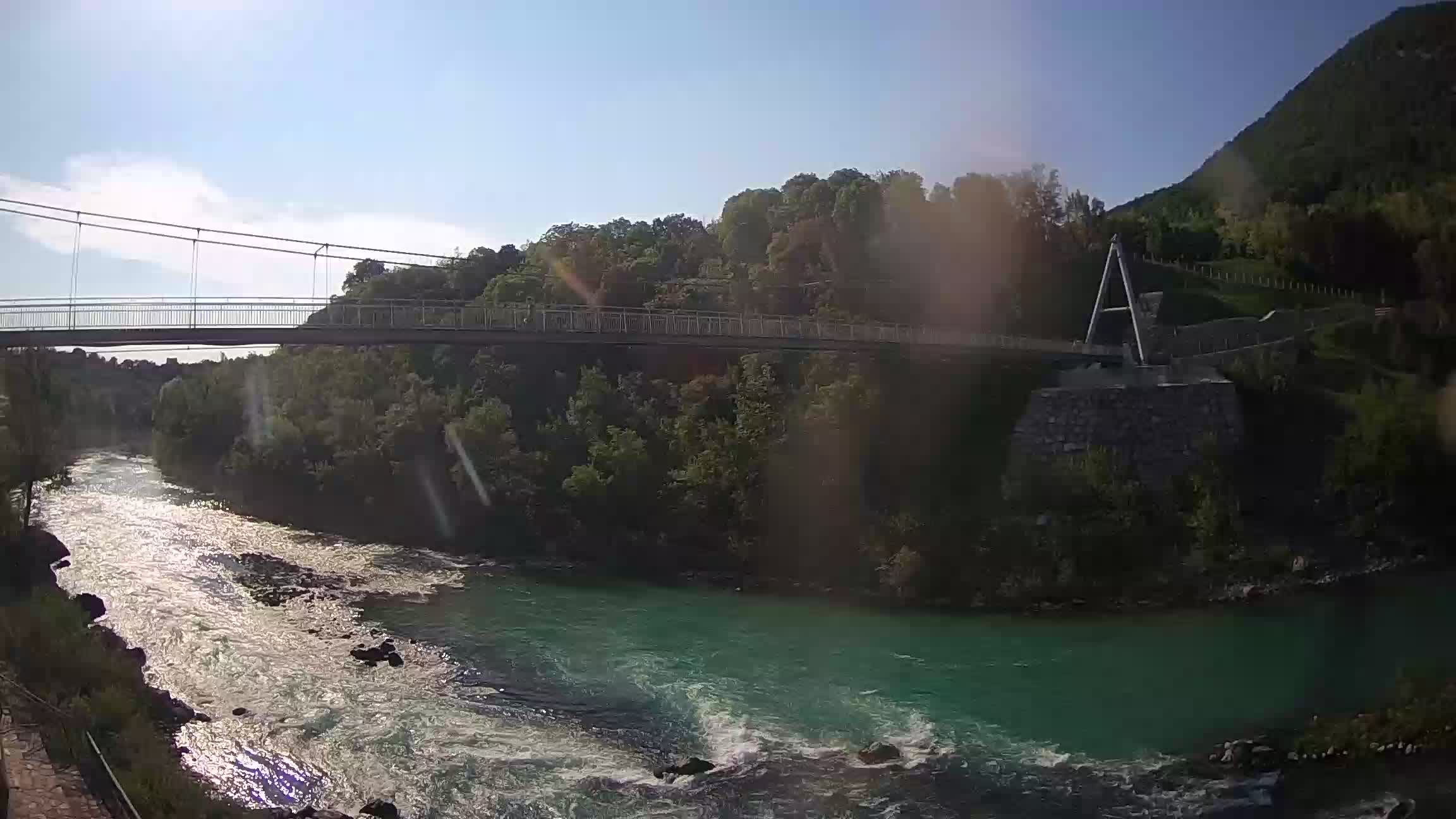 Webcam Soča River – Solkan – bicycle bridge