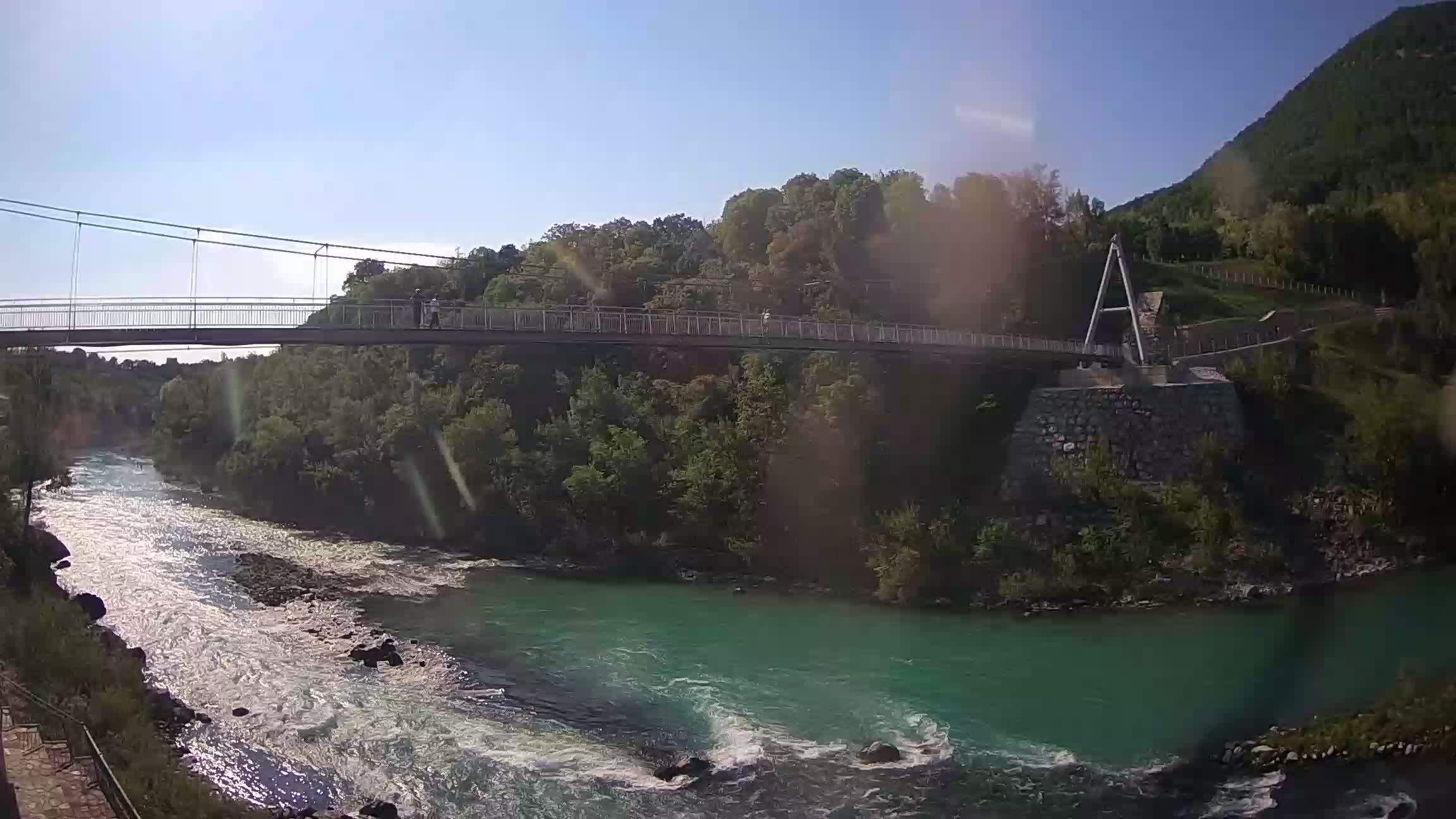Webcam Soča River – Solkan – bicycle bridge