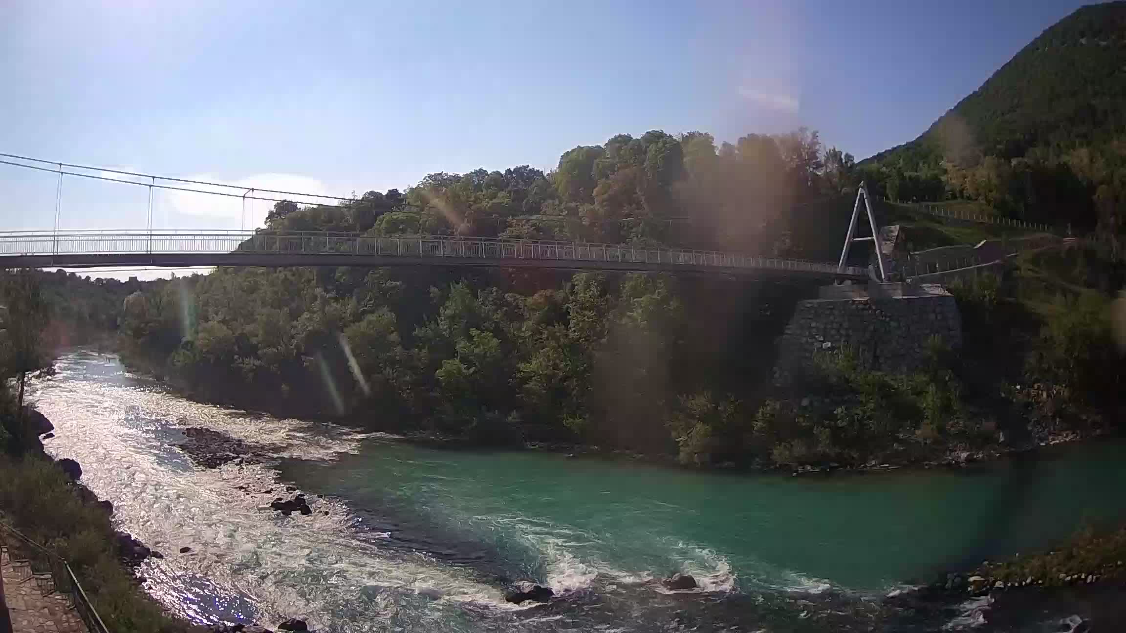 Webcam Soča River – Solkan – bicycle bridge
