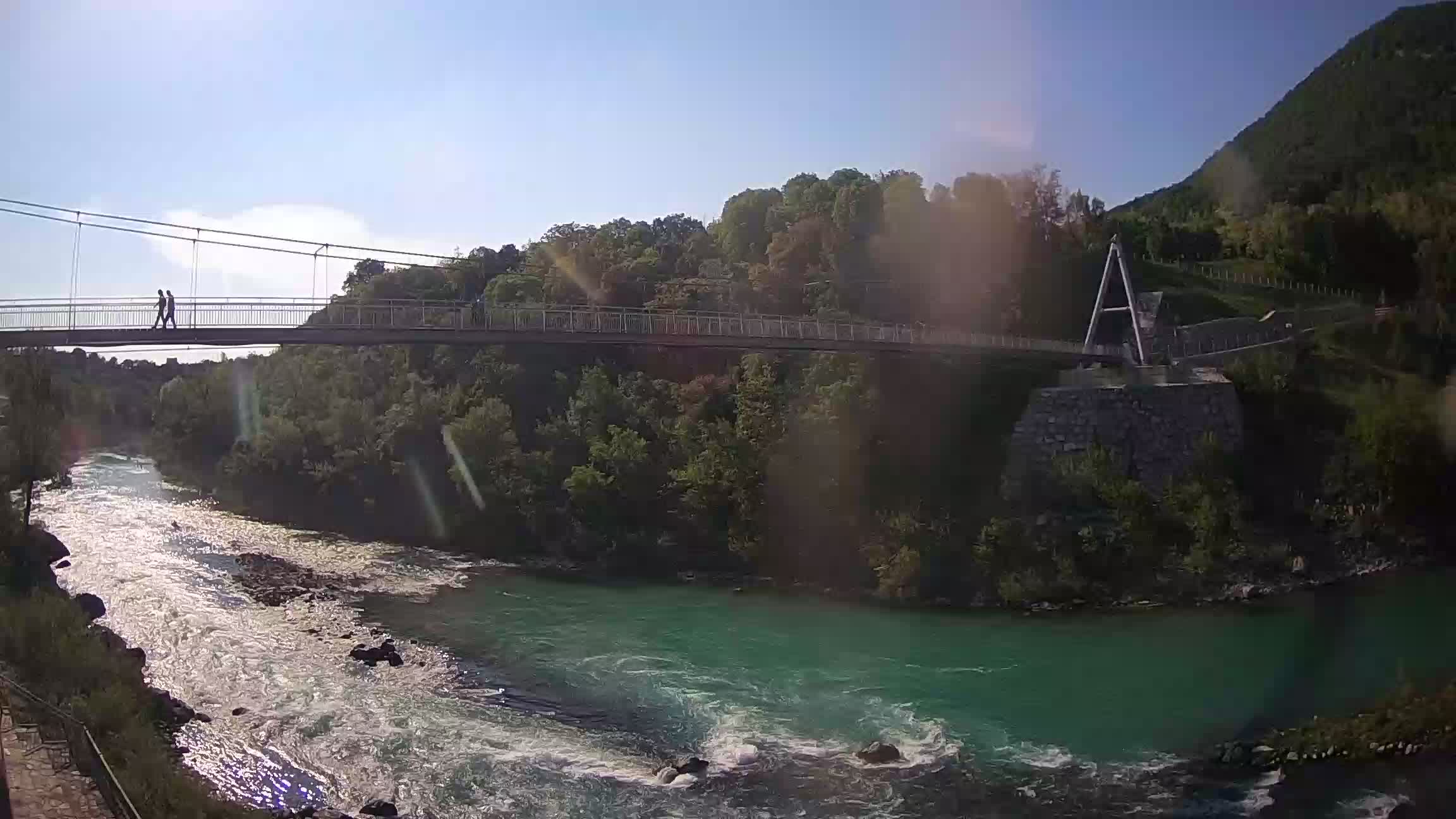 Webcam Soča River – Solkan – bicycle bridge