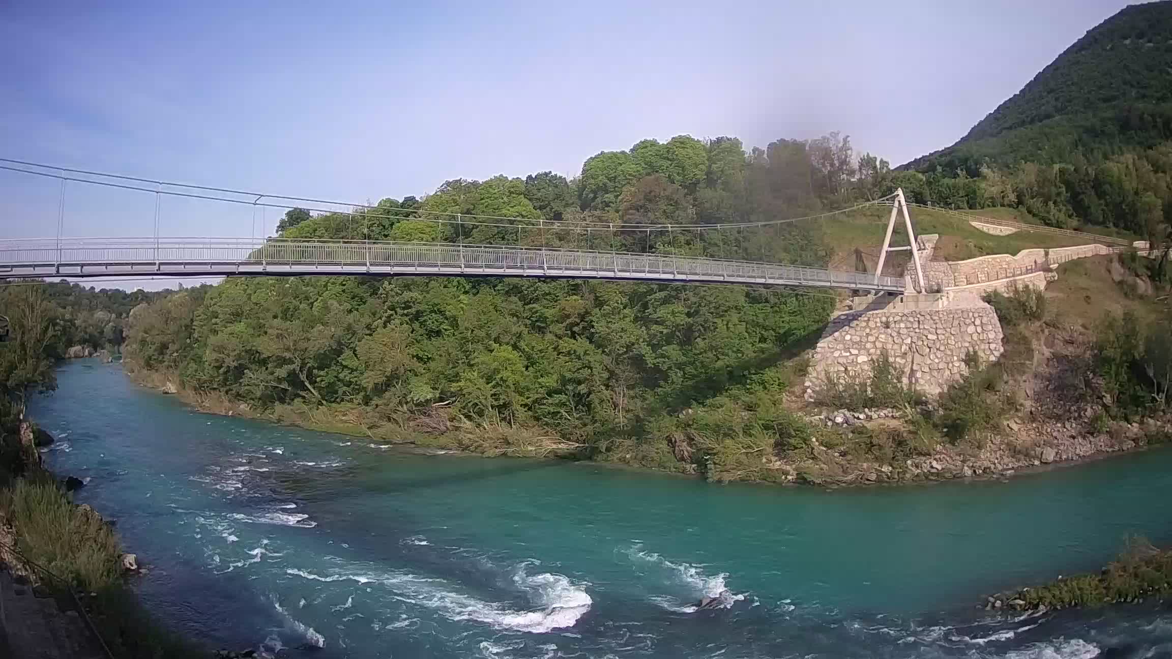 Webcam Soča River – Solkan – bicycle bridge
