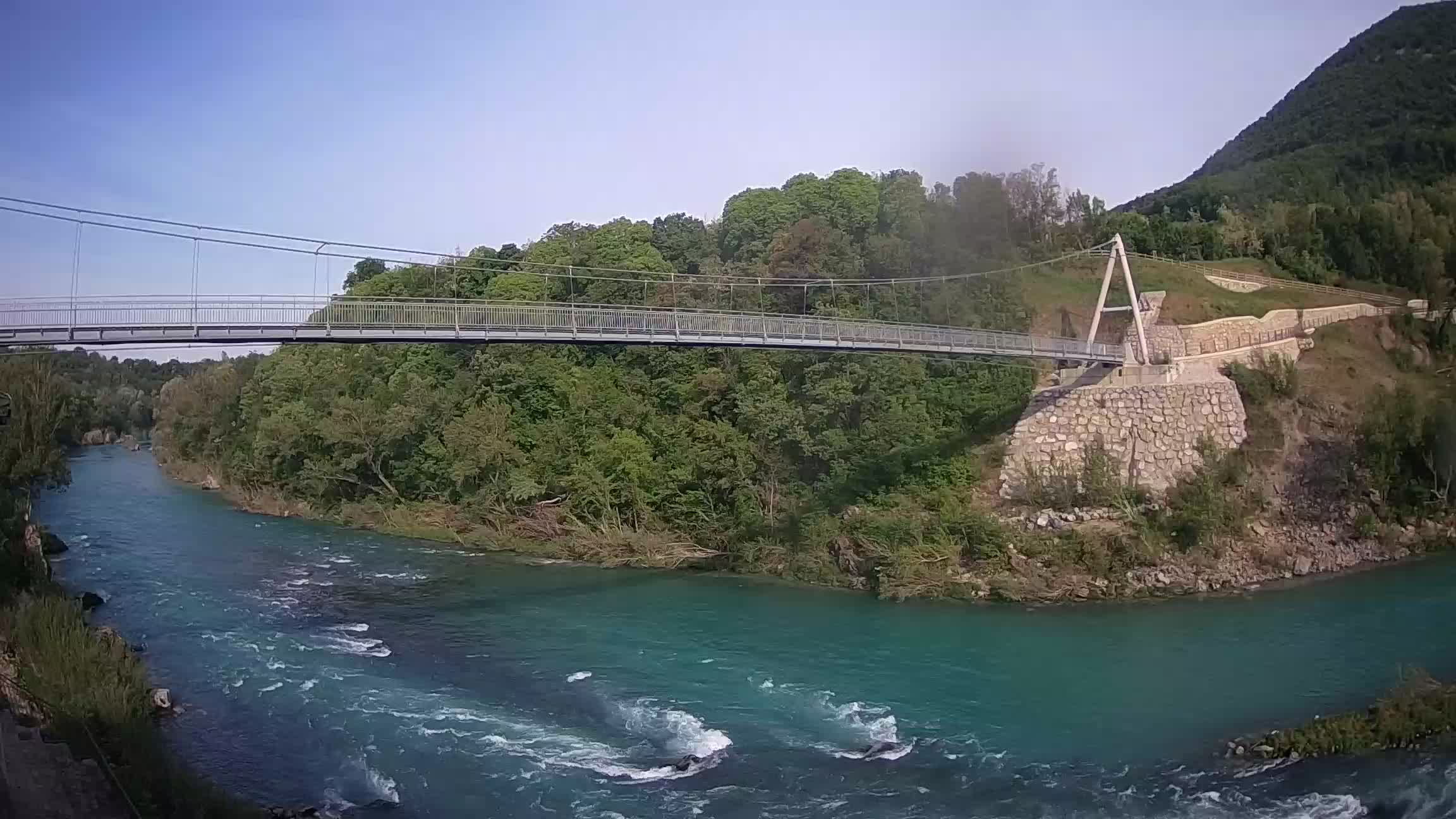 Webcam Soča River – Solkan – bicycle bridge