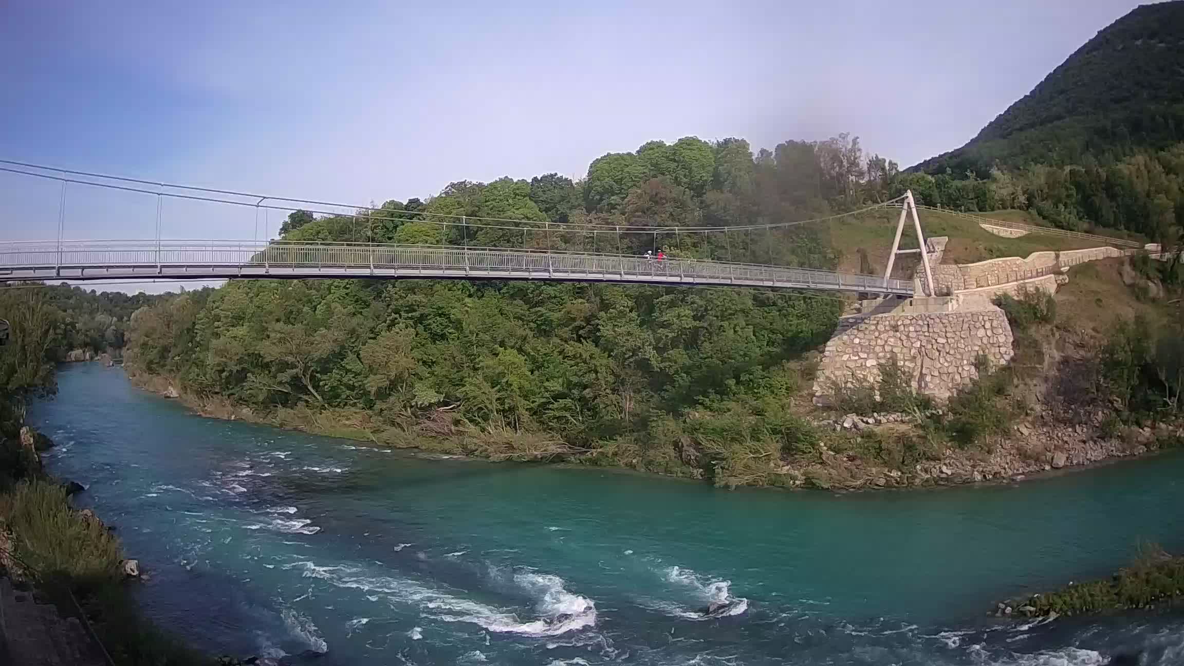 Webcam Soča River – Solkan – bicycle bridge