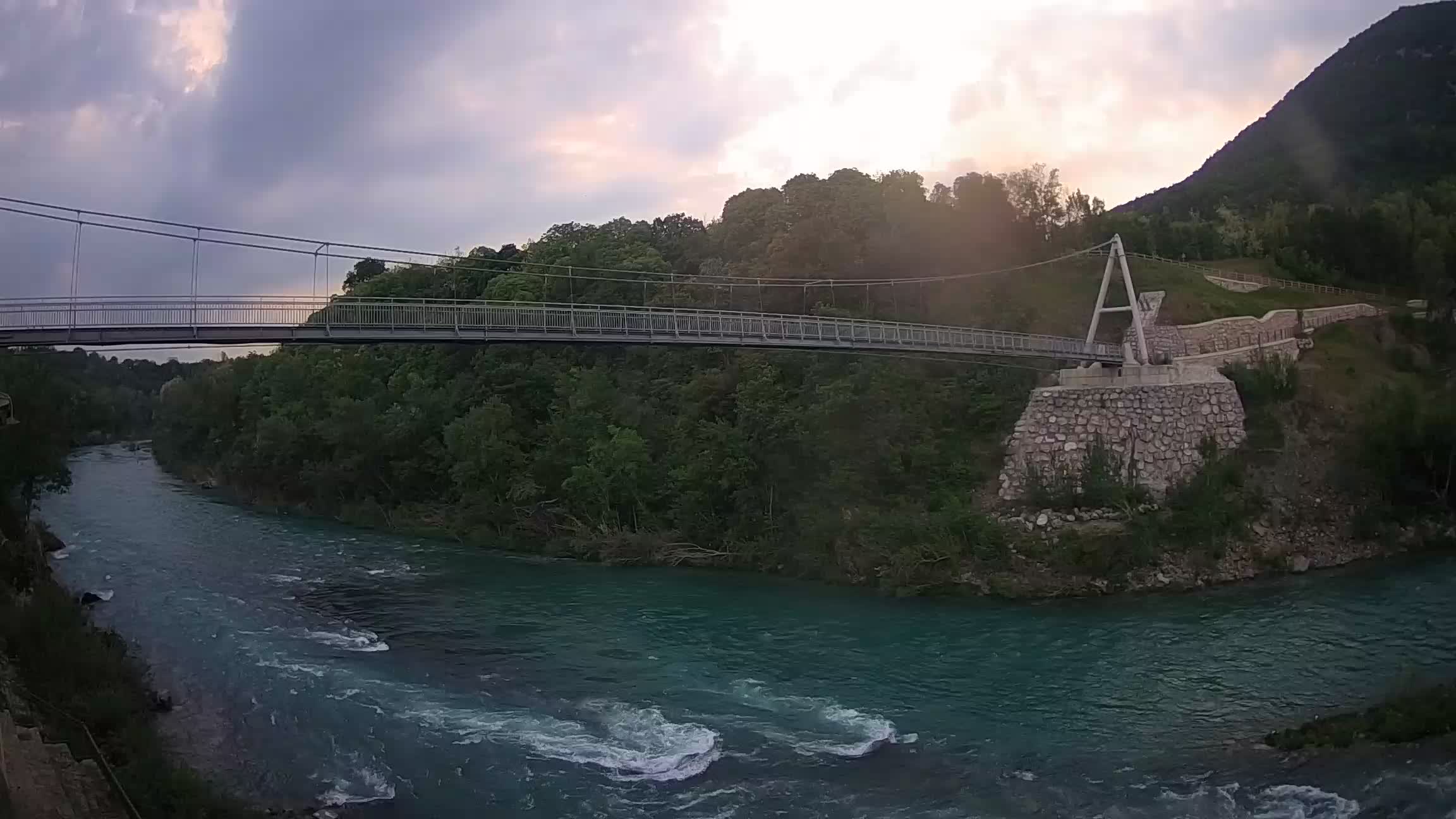 Webcam Soča River – Solkan – bicycle bridge