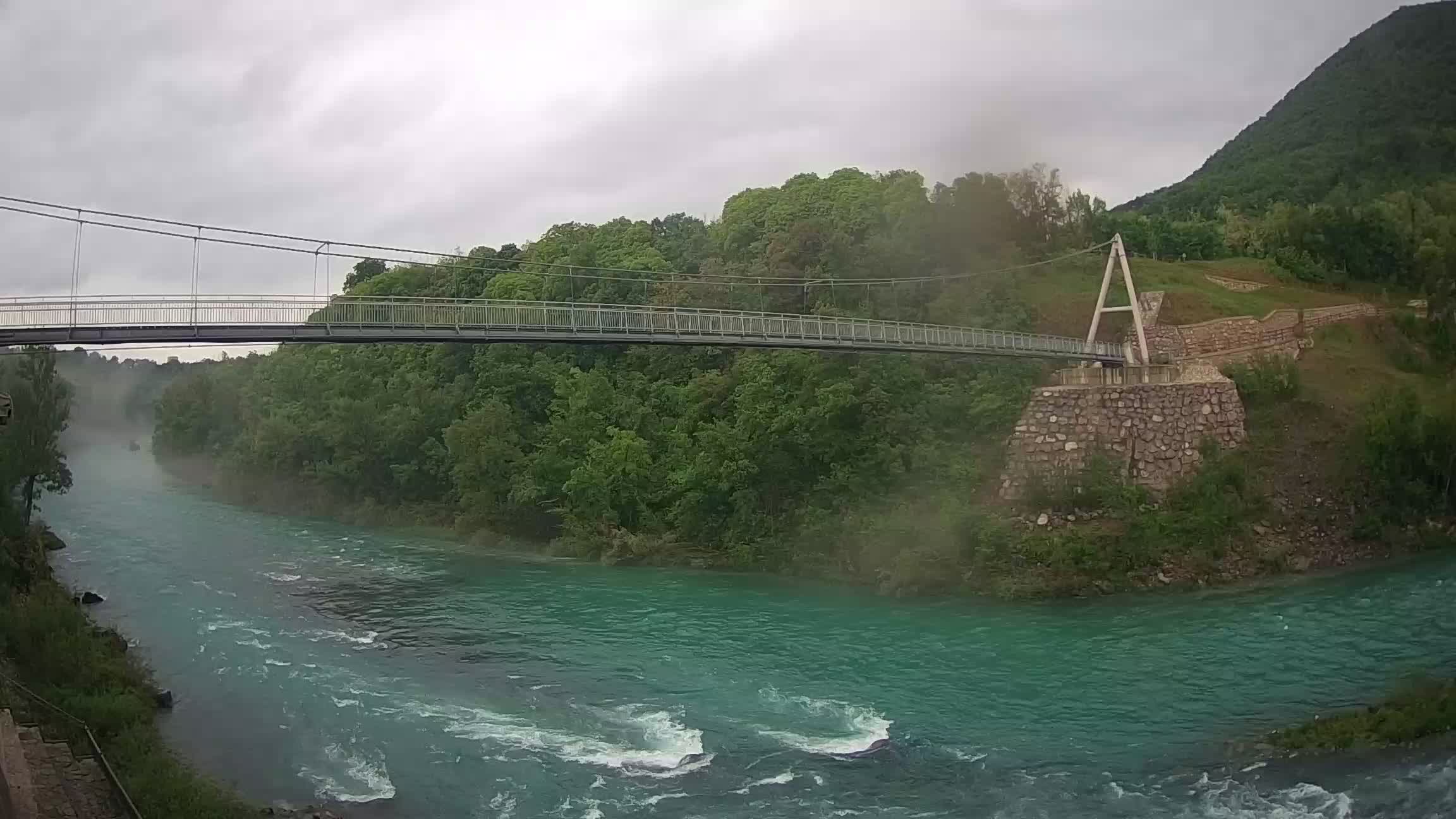 Webcam Soča River – Solkan – bicycle bridge