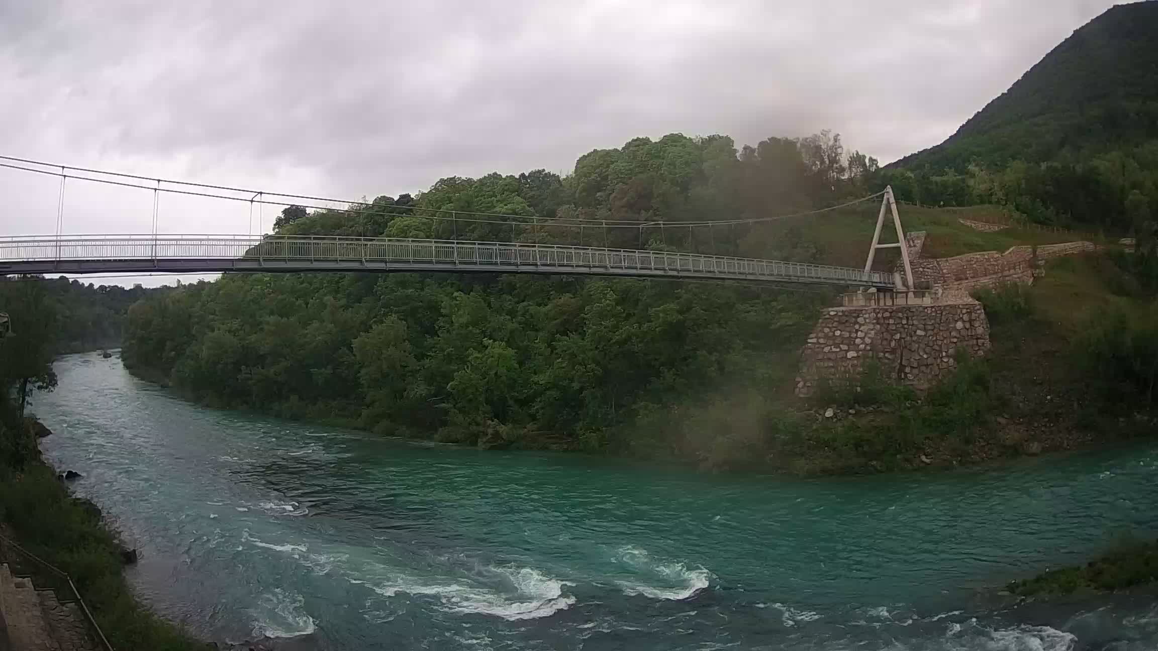 Webcam Soča River – Solkan – bicycle bridge