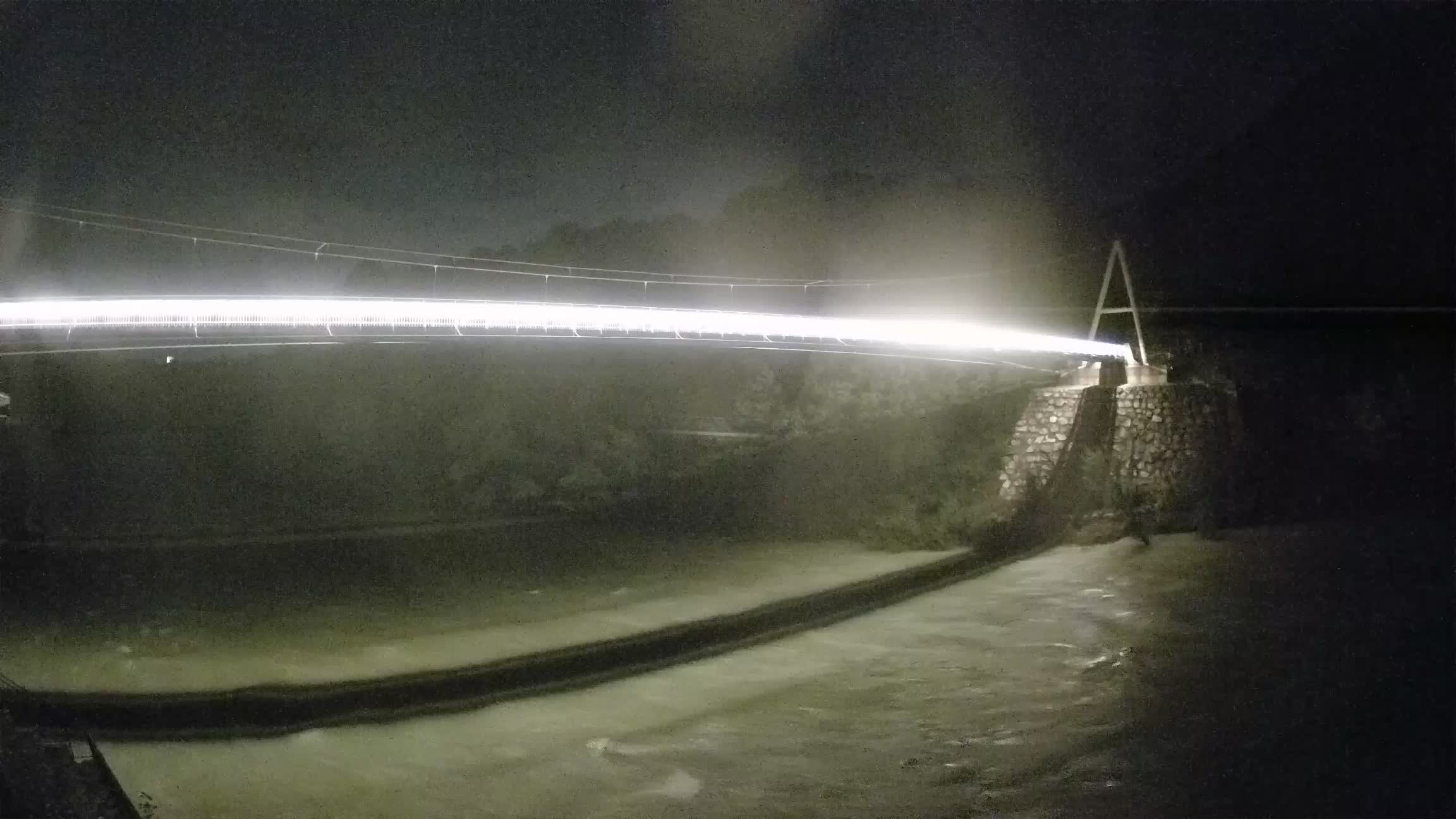 Puente peatonal Soča camera en vivo Solkan