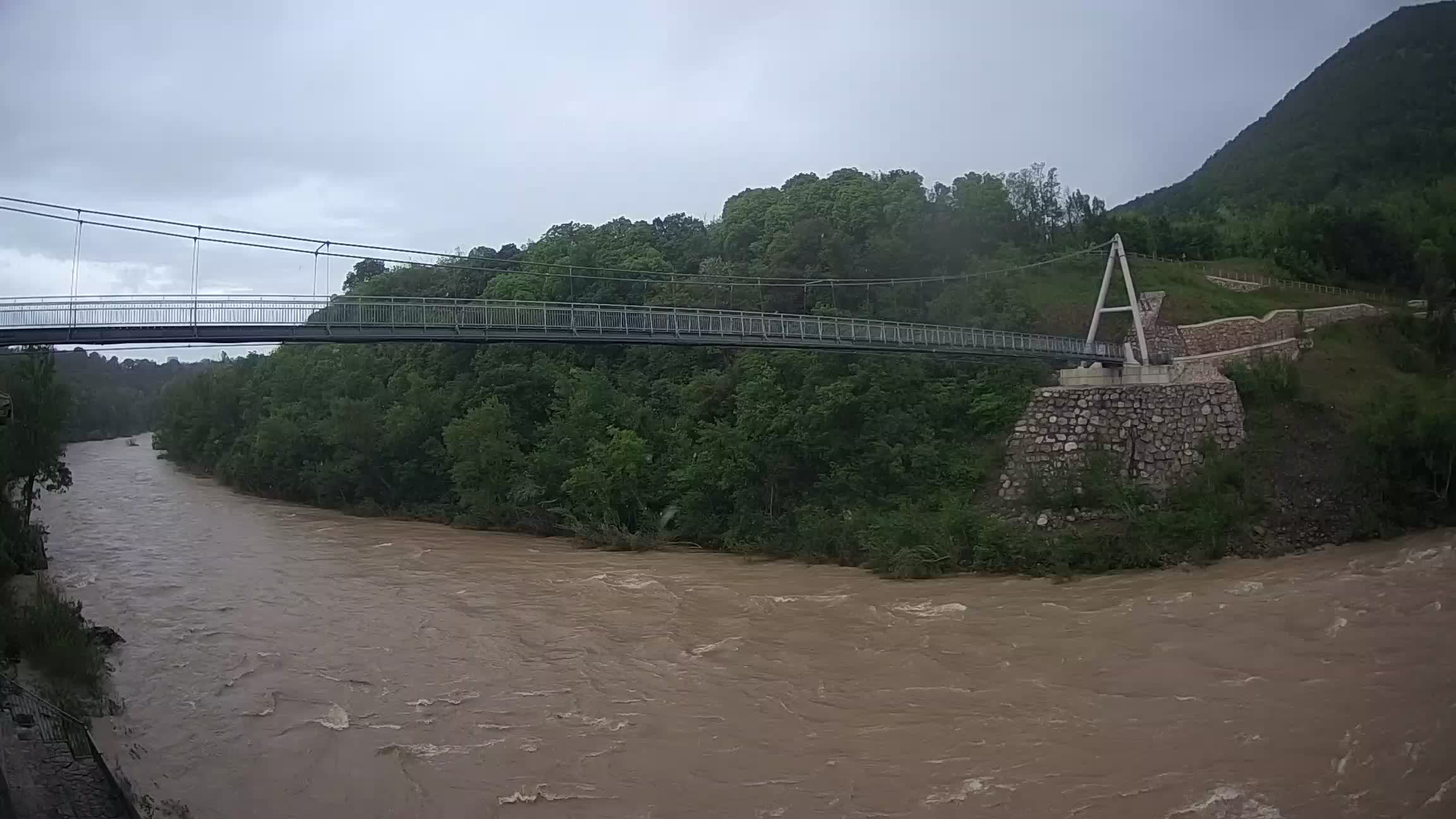 Webcam Soča River – Solkan – bicycle bridge