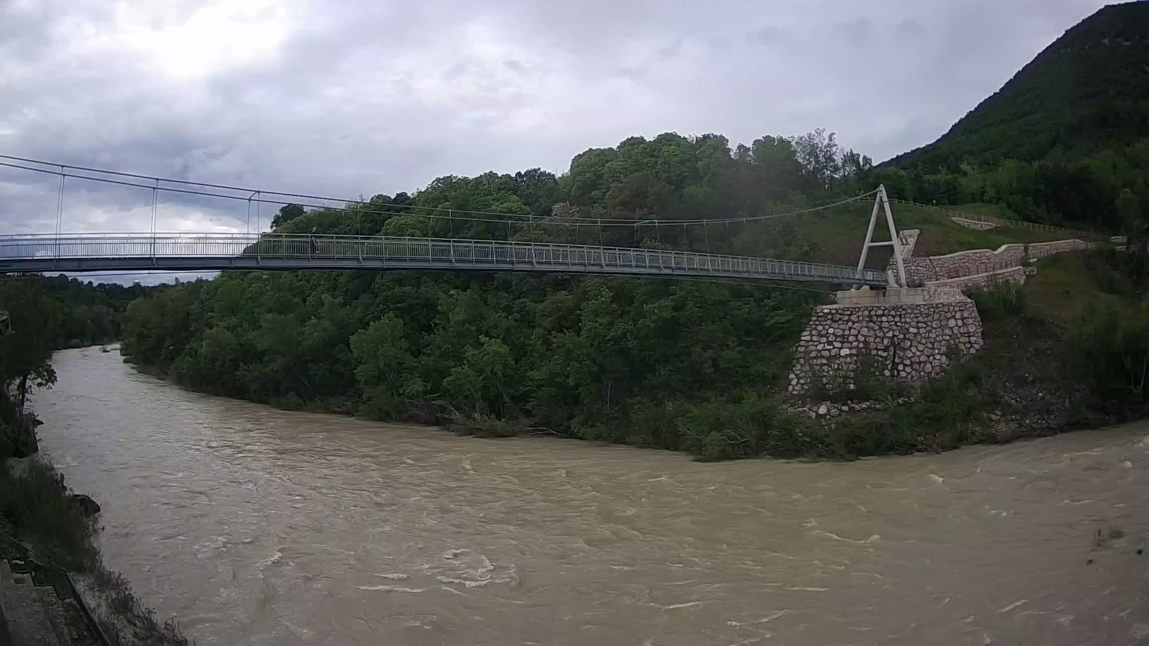 Webcam Soča River – Solkan – bicycle bridge