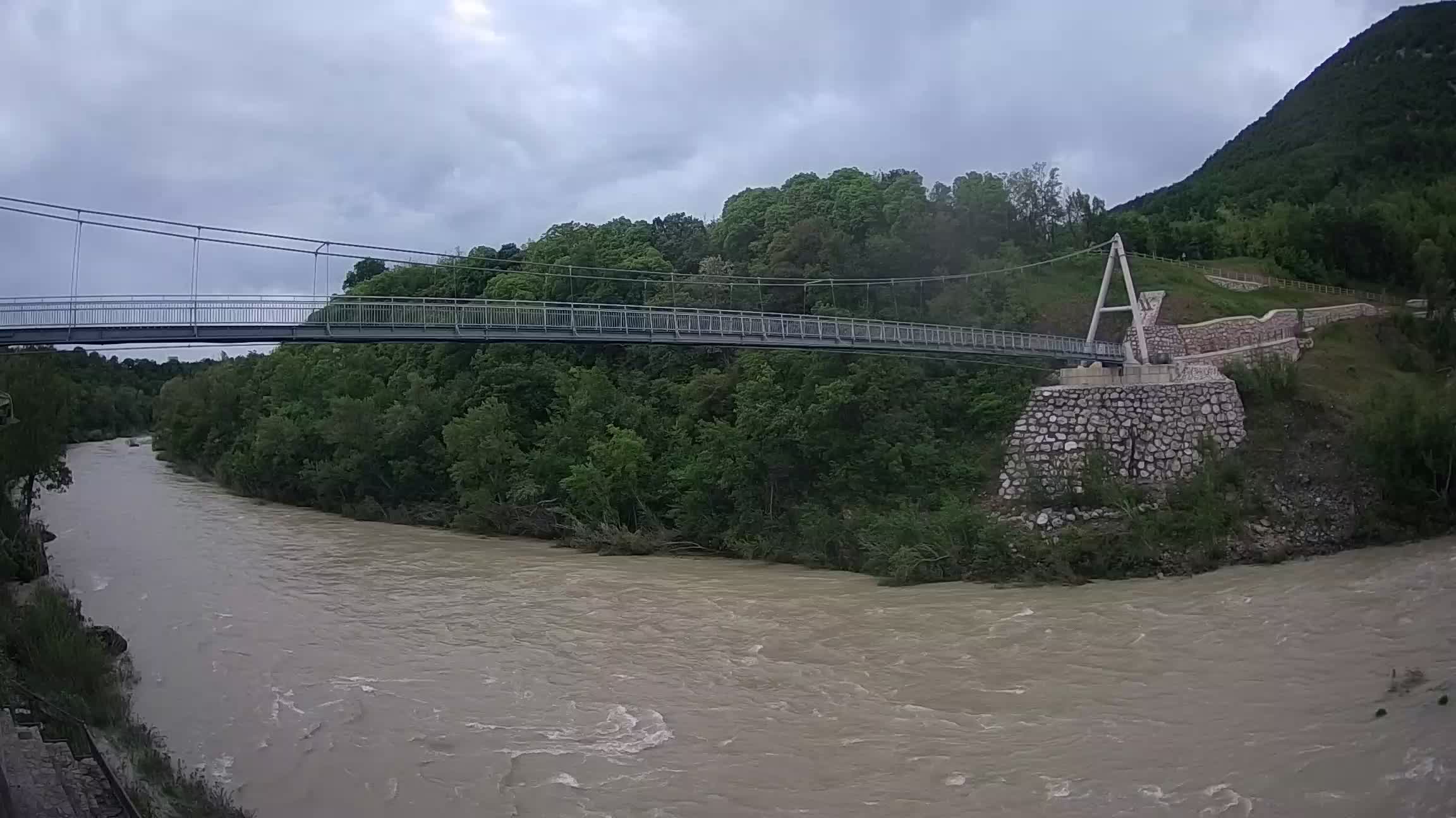Webcam Soča River – Solkan – bicycle bridge