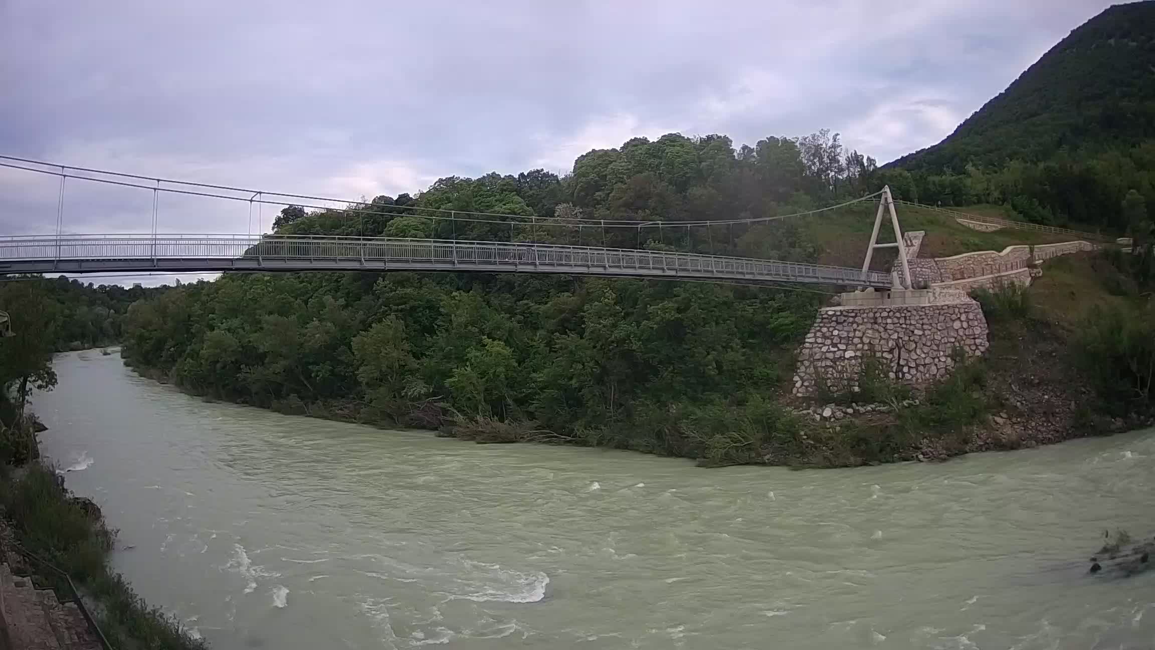 Webcam Soča River – Solkan – bicycle bridge