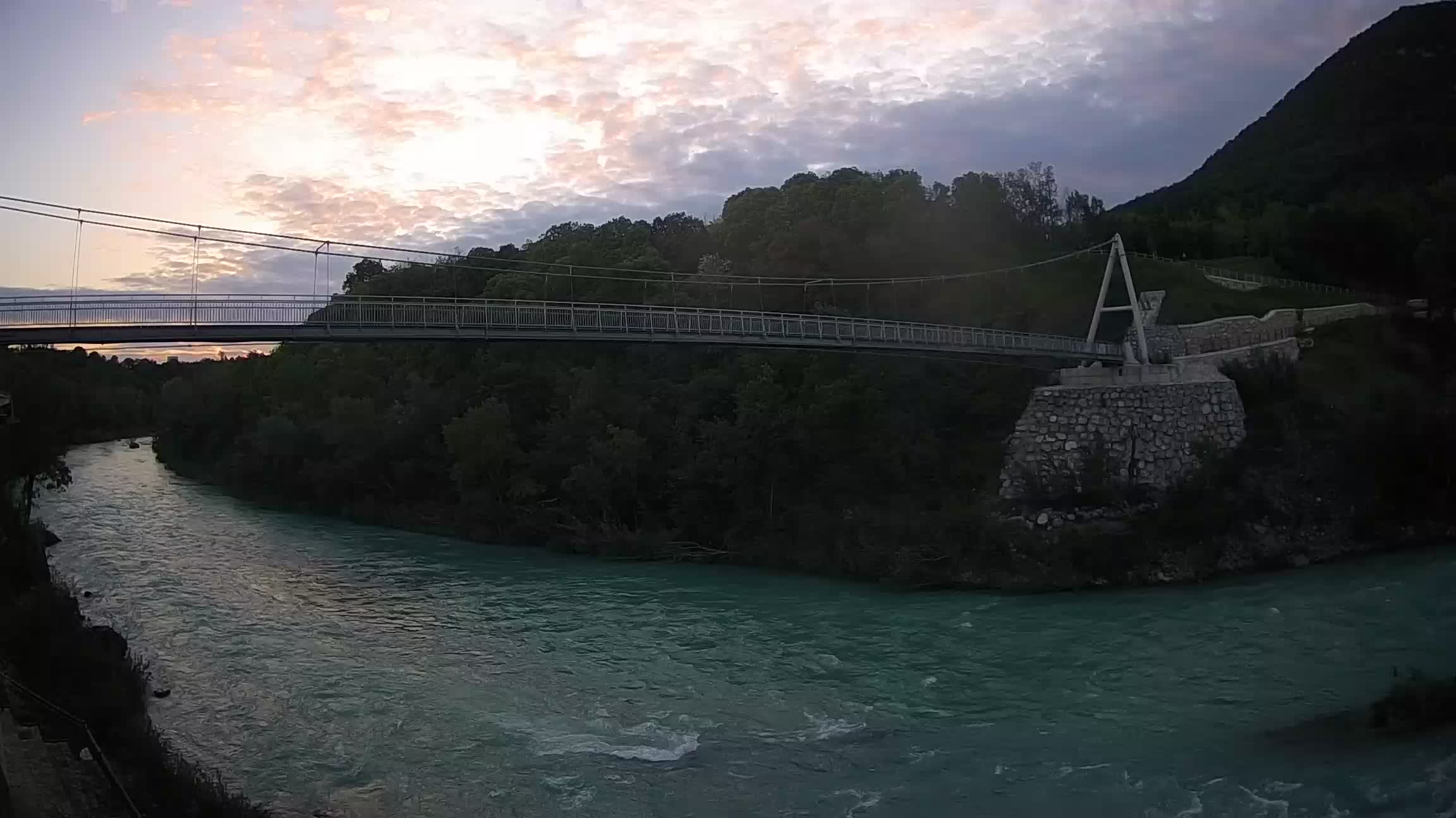 Webcam Soča River – Solkan – bicycle bridge