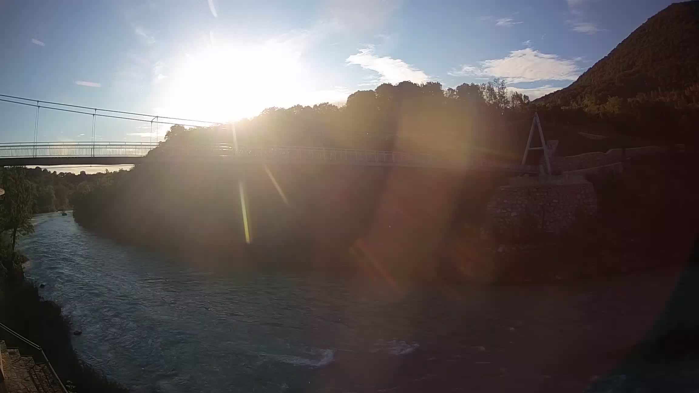 Webcam Soča River – Solkan – bicycle bridge