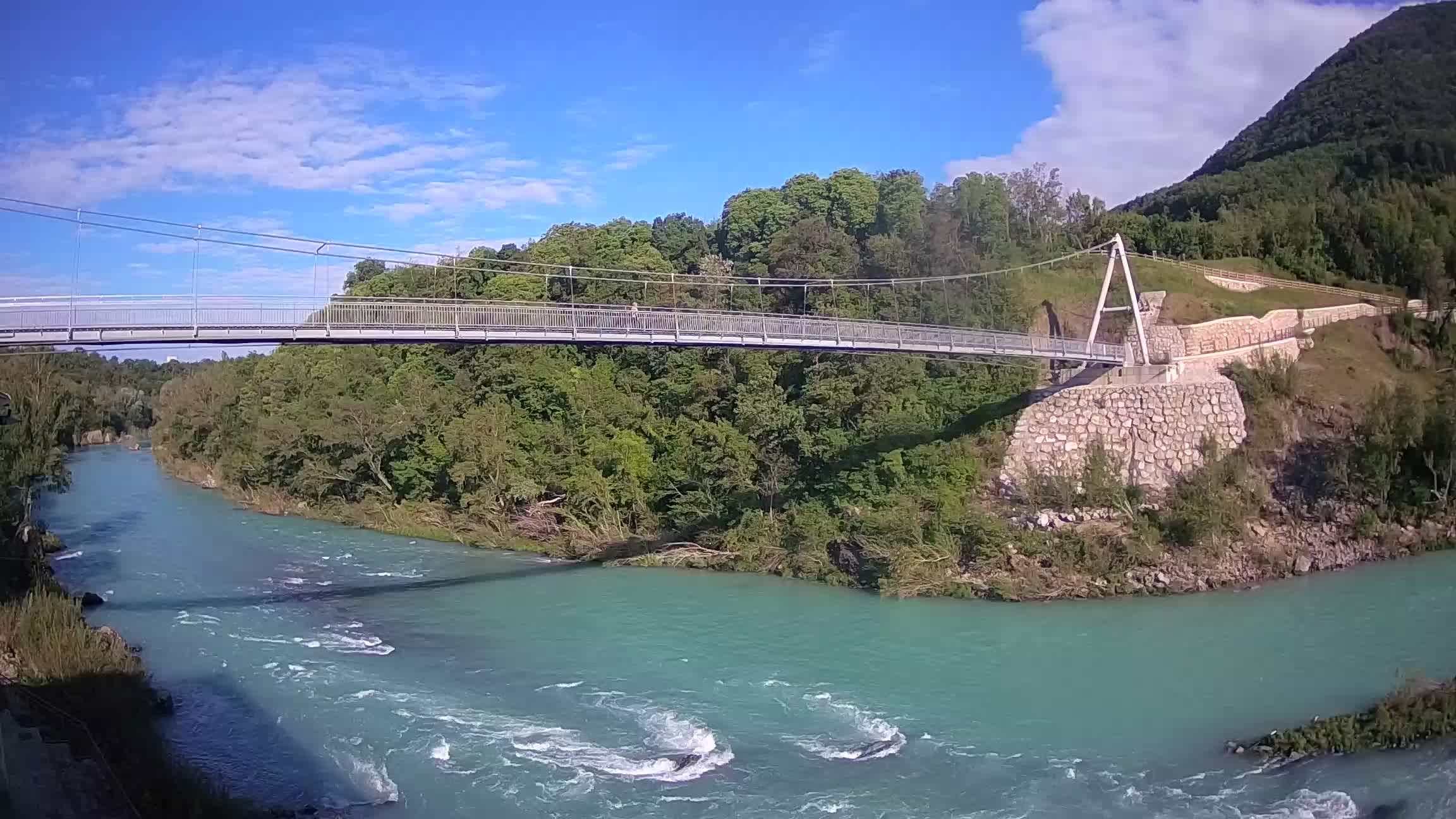 Webcam Soča River – Solkan – bicycle bridge