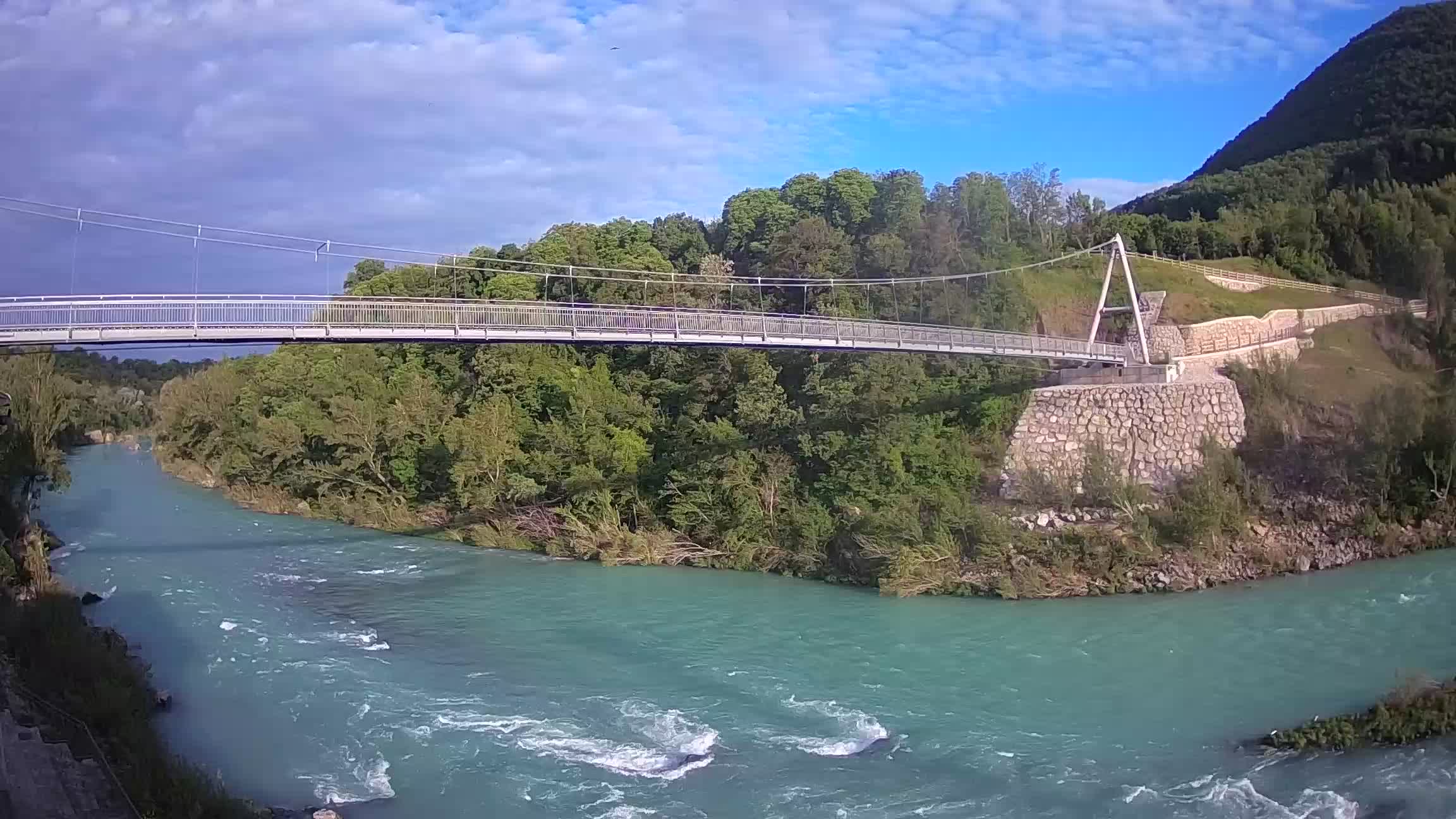 Webcam Soča River – Solkan – bicycle bridge