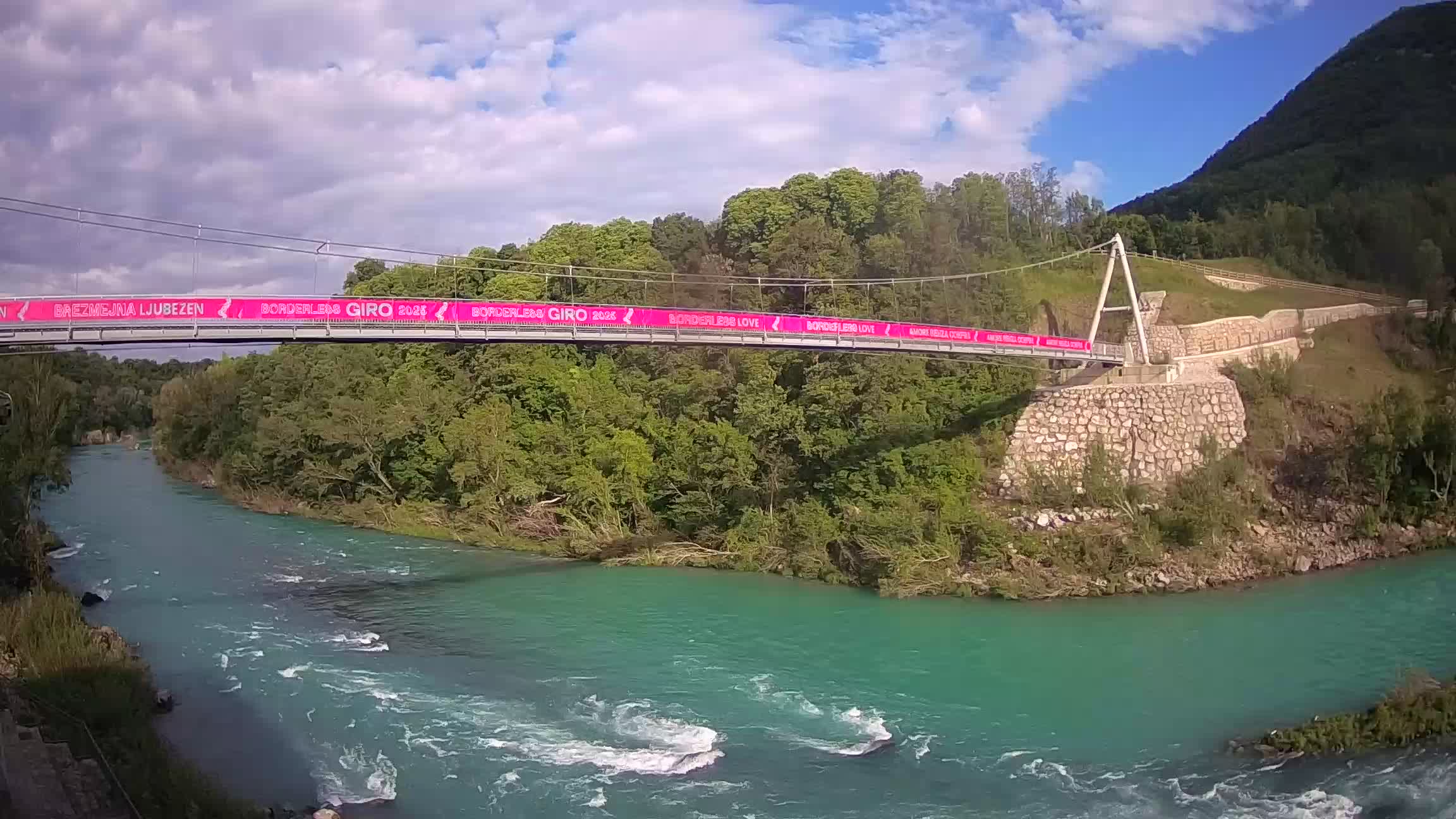 Webcam Soča River – Solkan – bicycle bridge