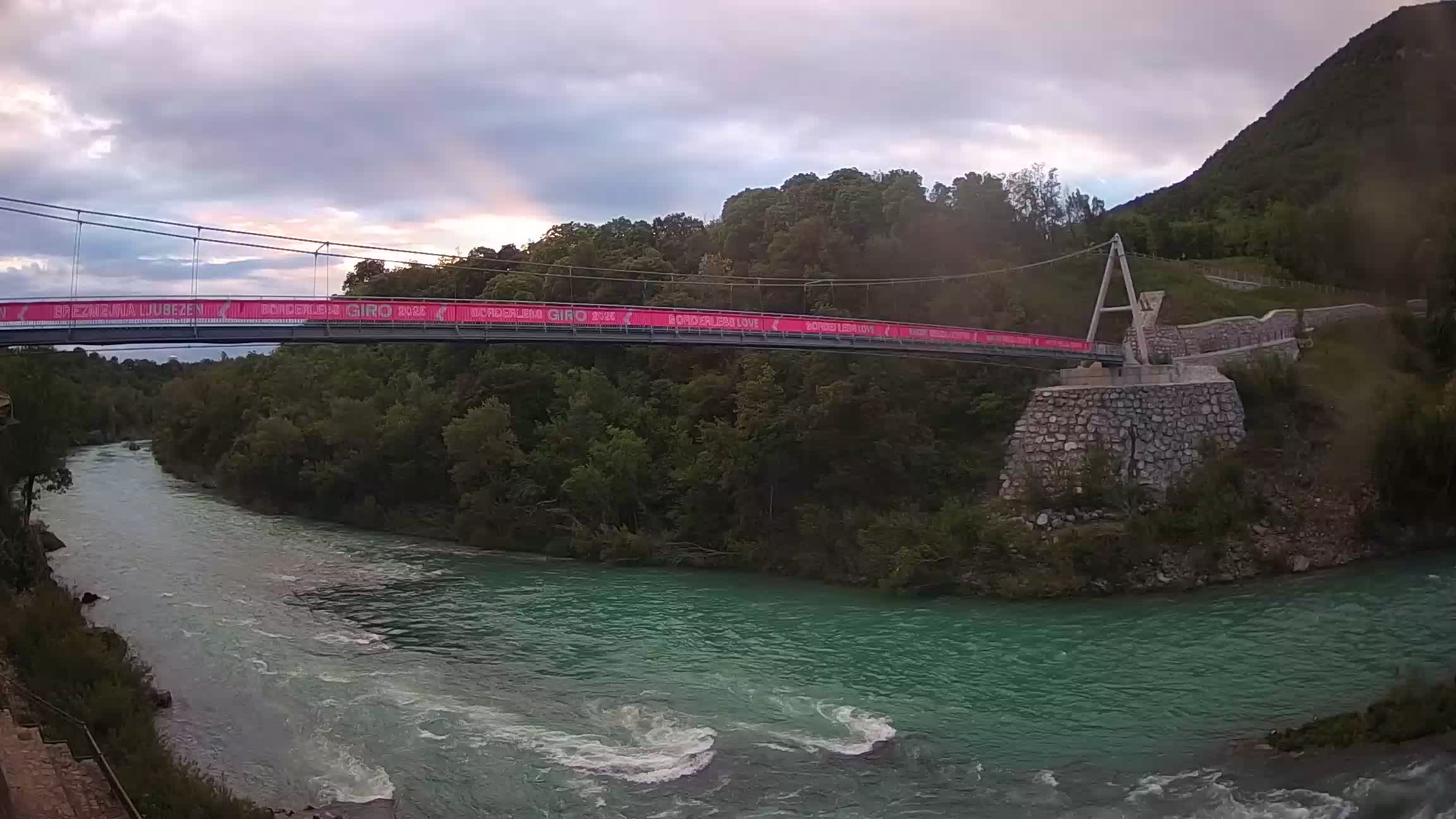 Webcam Soča River – Solkan – bicycle bridge
