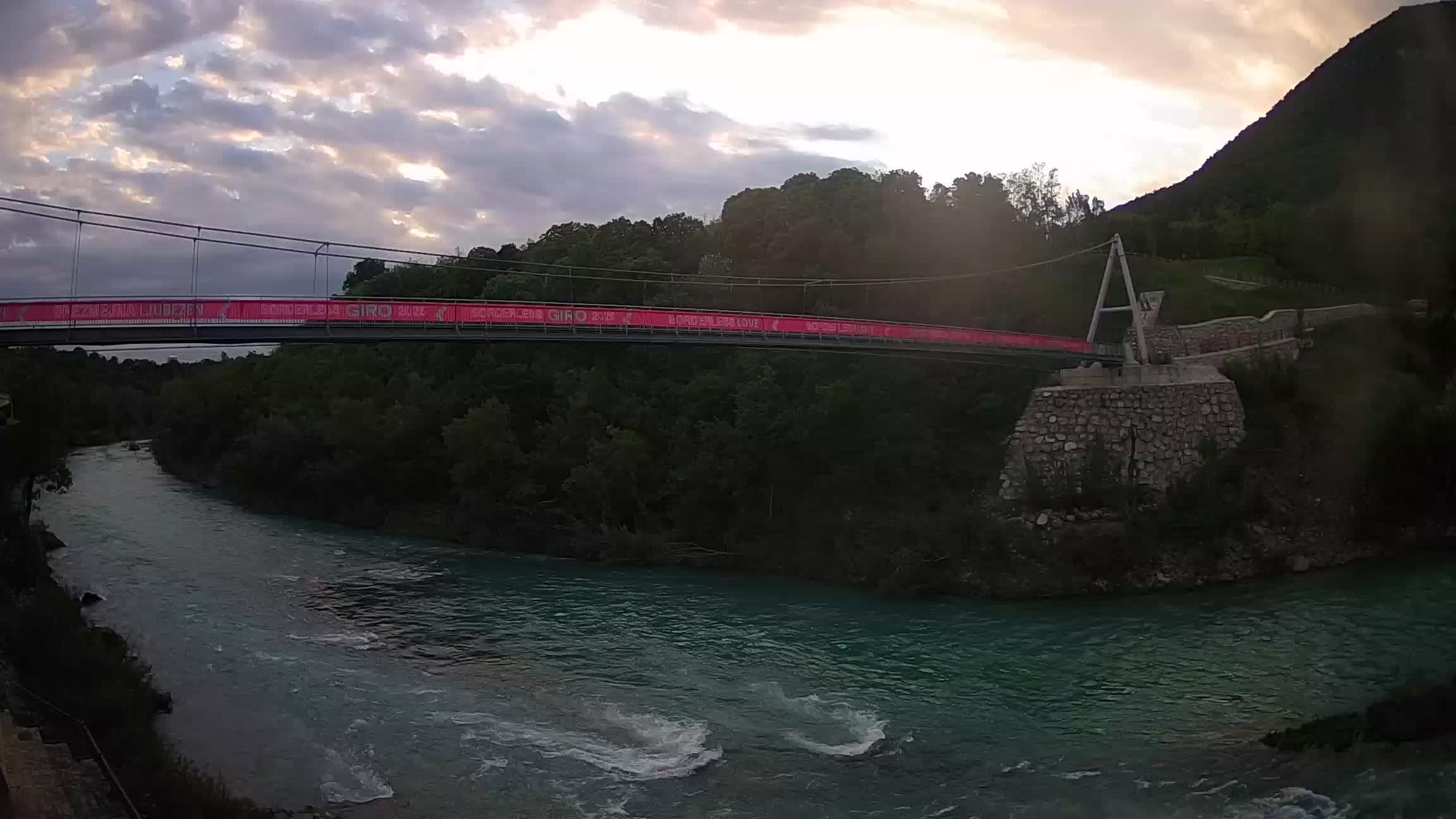 Webcam Soča River – Solkan – bicycle bridge