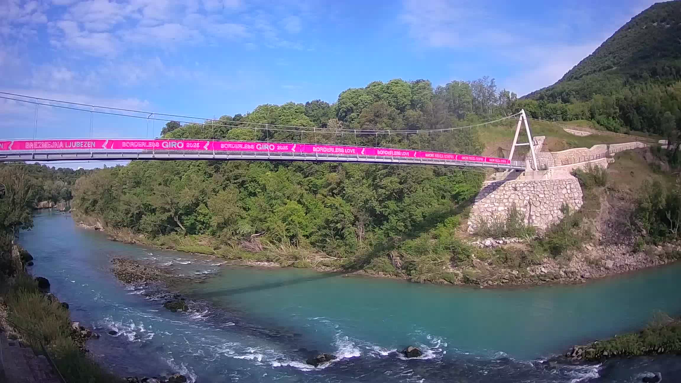 Webcam Soča River – Solkan – bicycle bridge