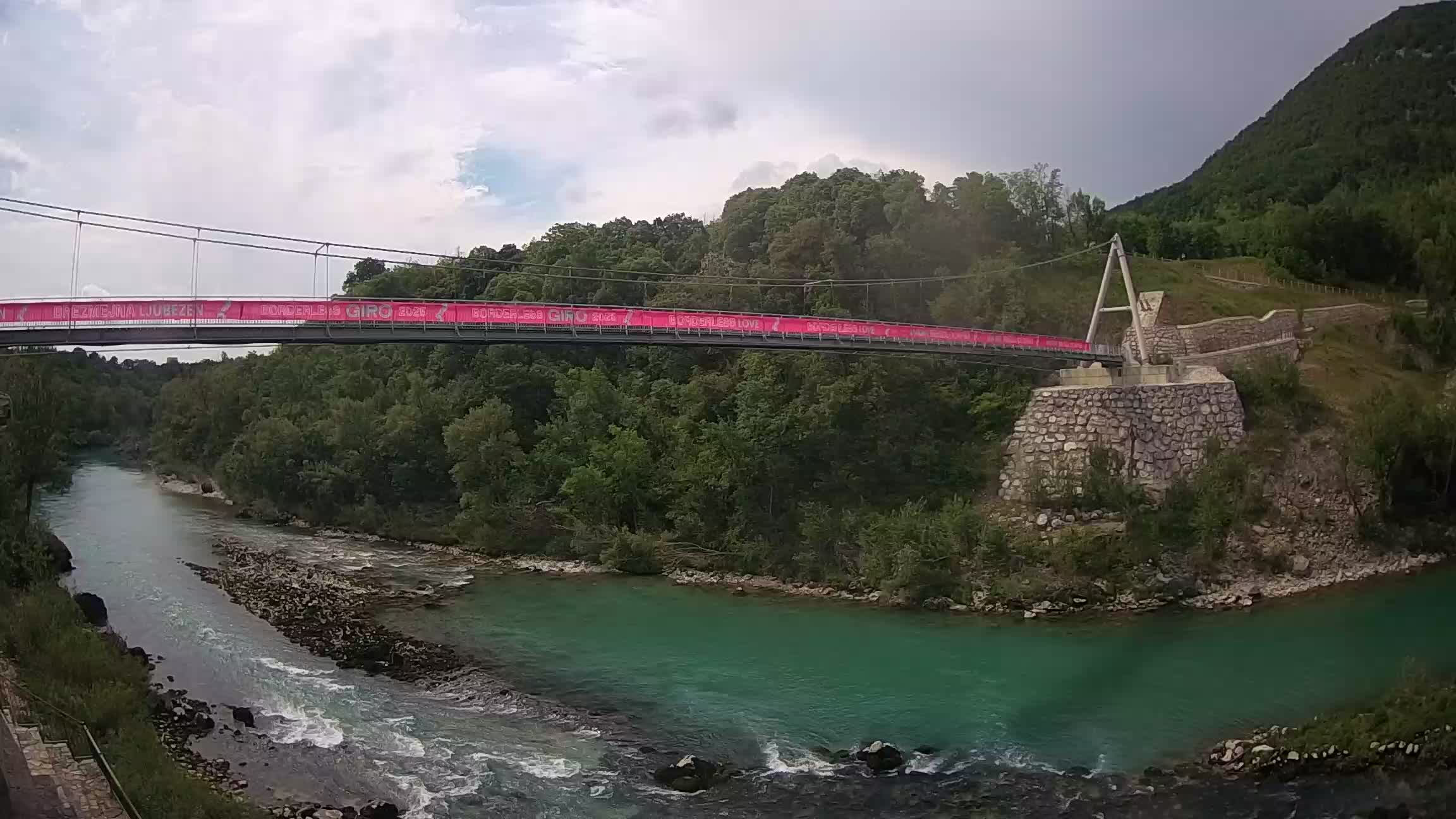 Webcam Soča River – Solkan – bicycle bridge