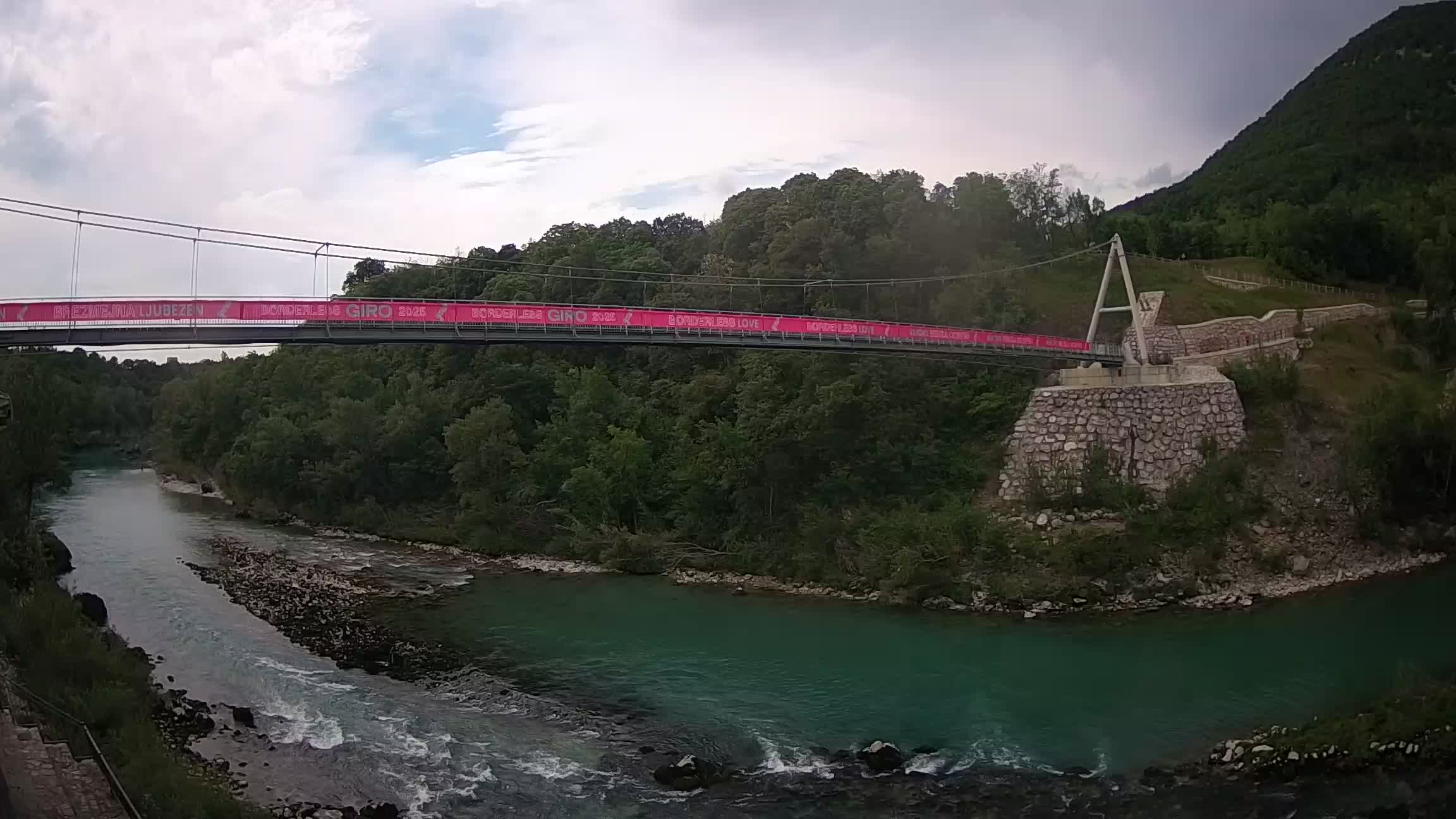 Webcam Soča River – Solkan – bicycle bridge
