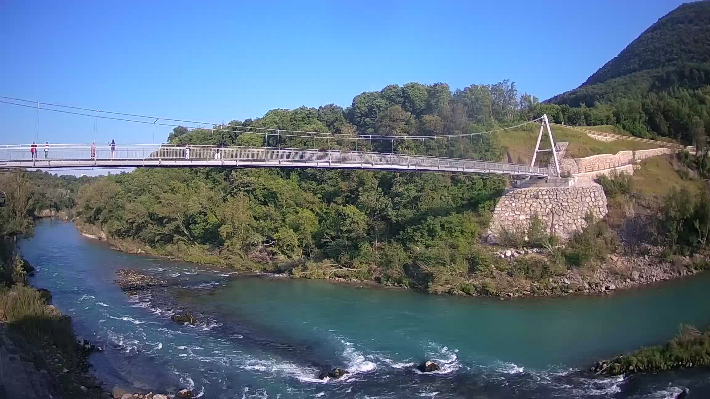 Webcam Soča River – Solkan – bicycle bridge
