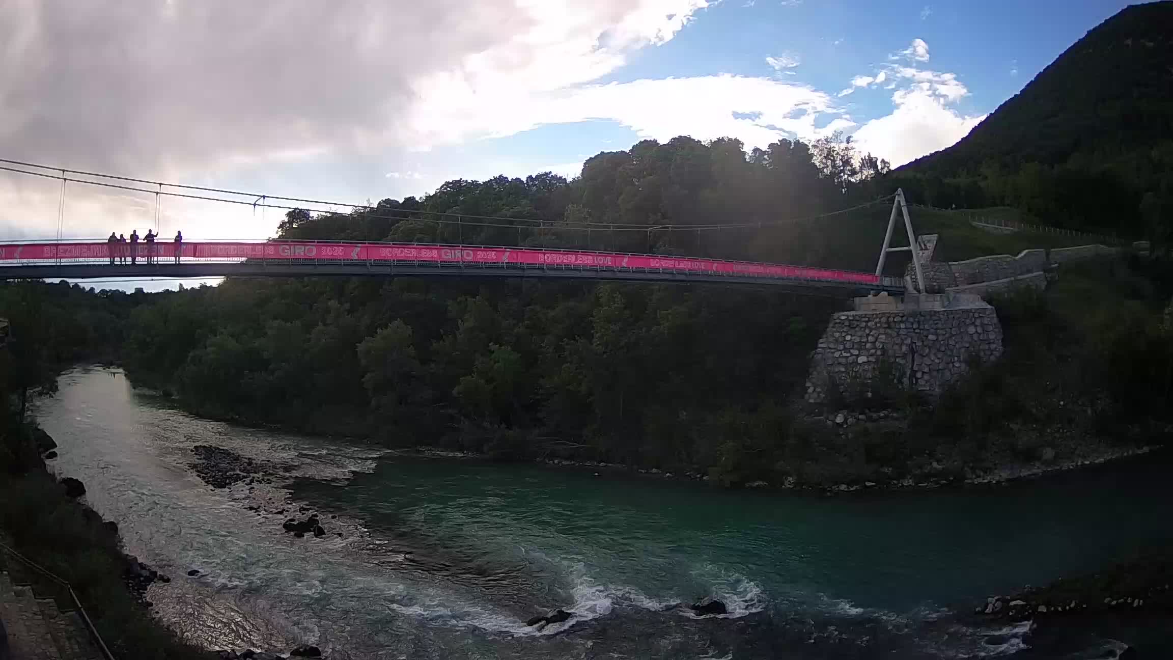 Webcam Soča River – Solkan – bicycle bridge